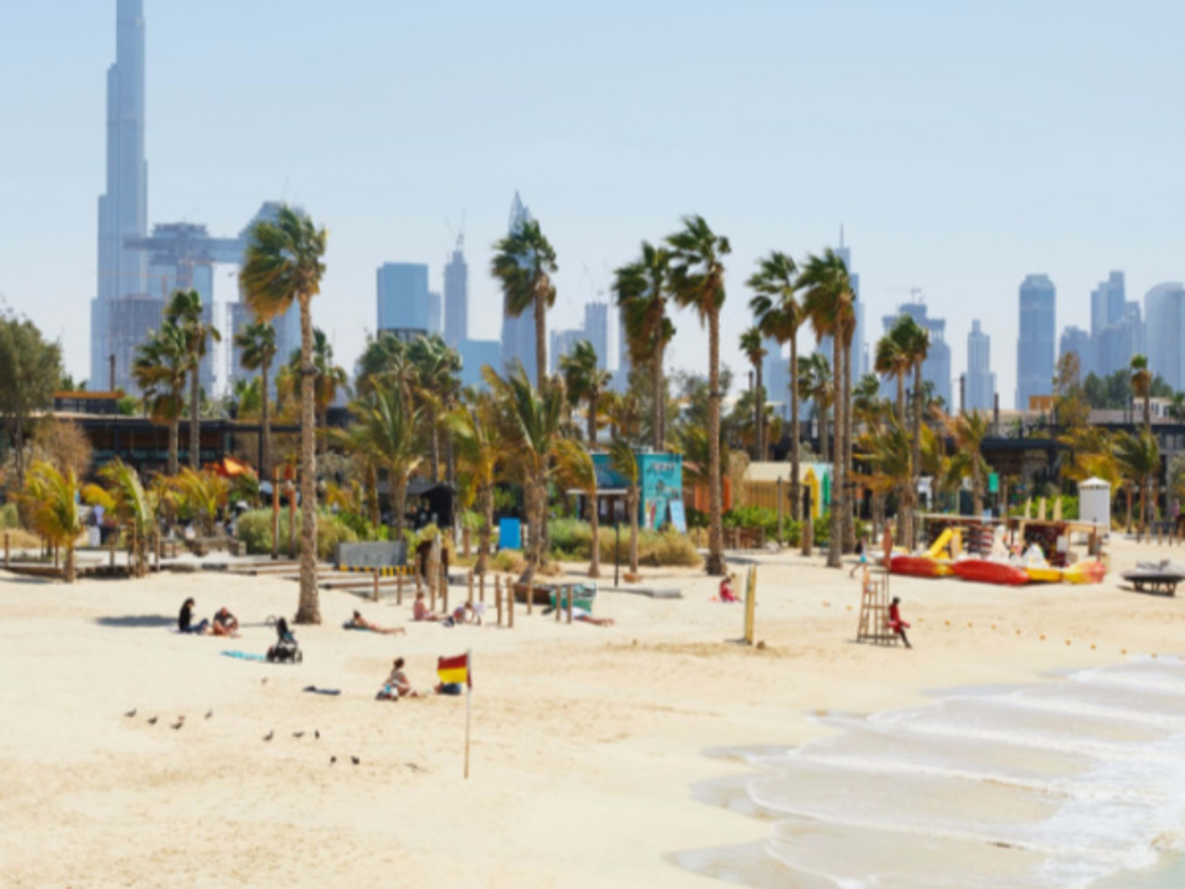 beaches in dubai