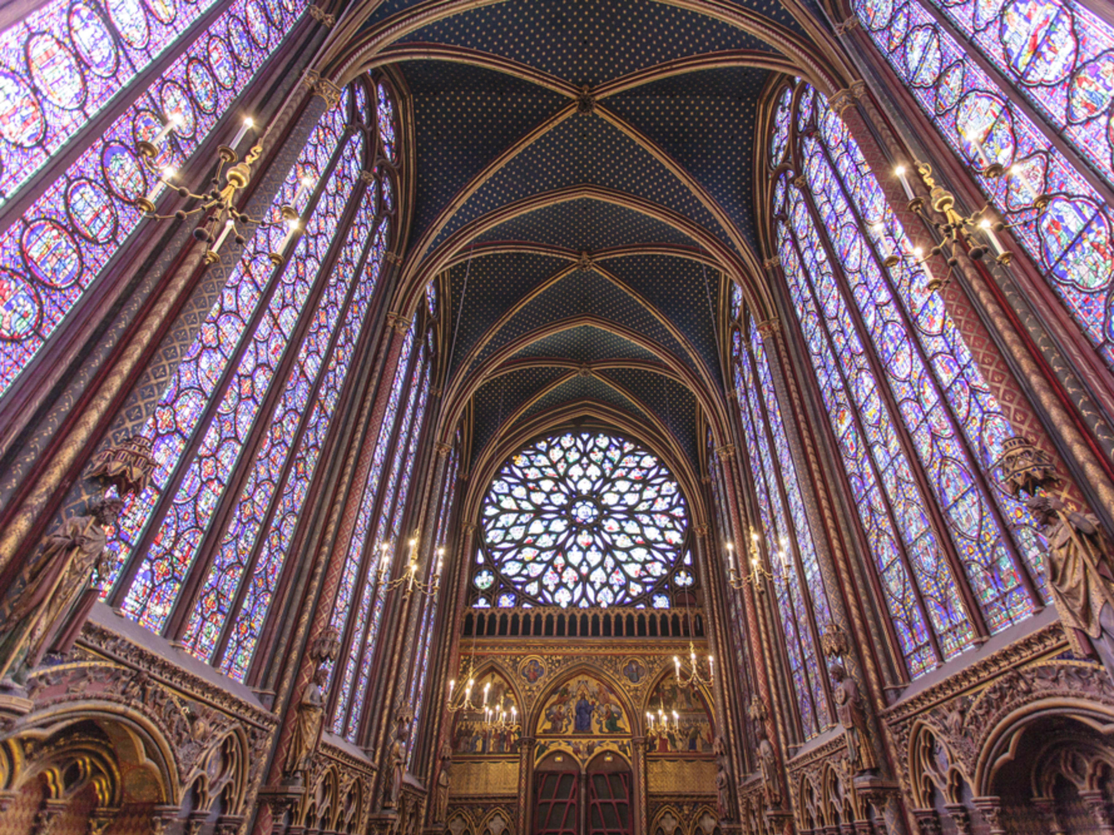 Buntglasfenster in der Sainte-Chapelle