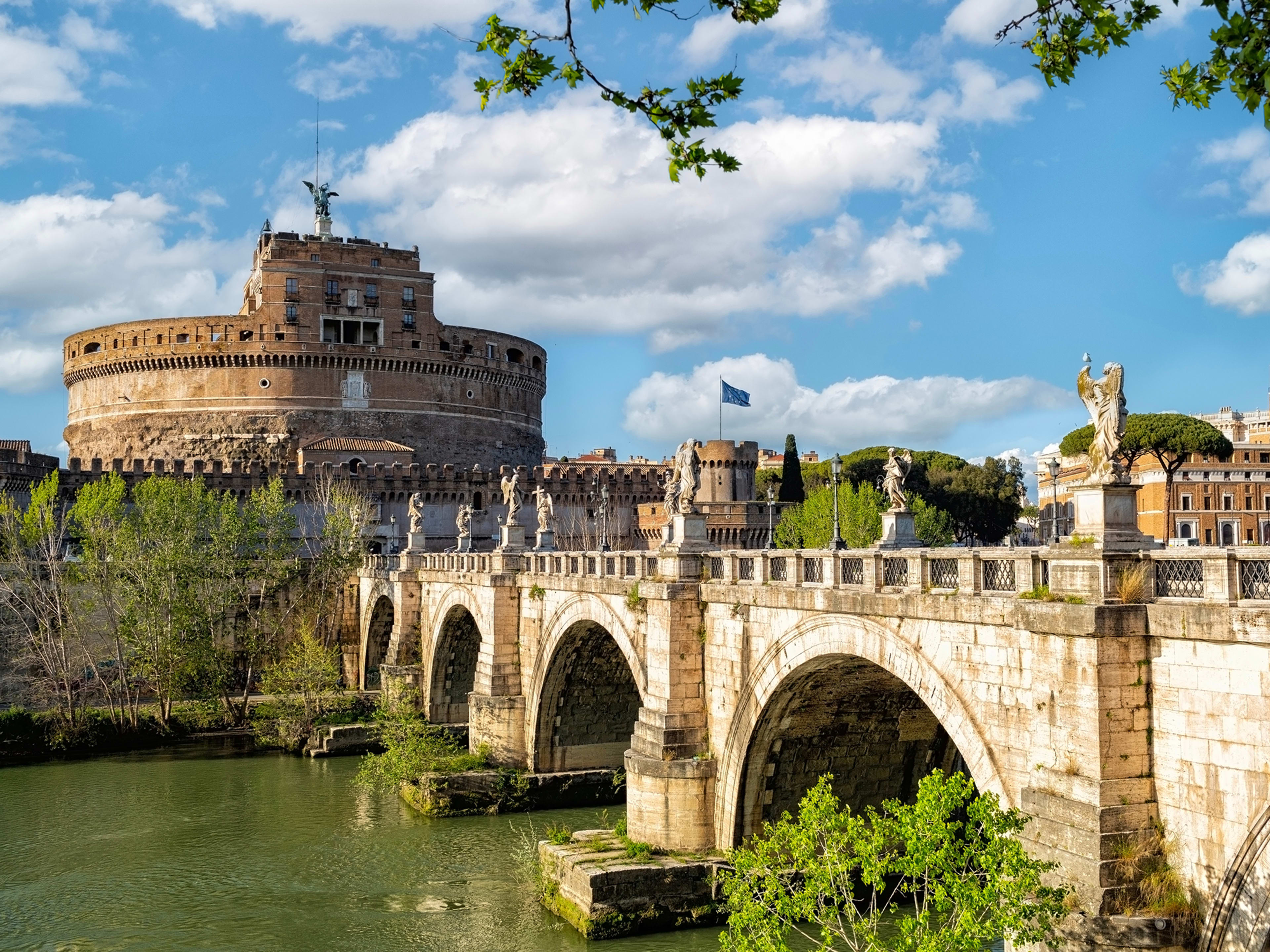 Castel Sant'Angelo in Rom im April