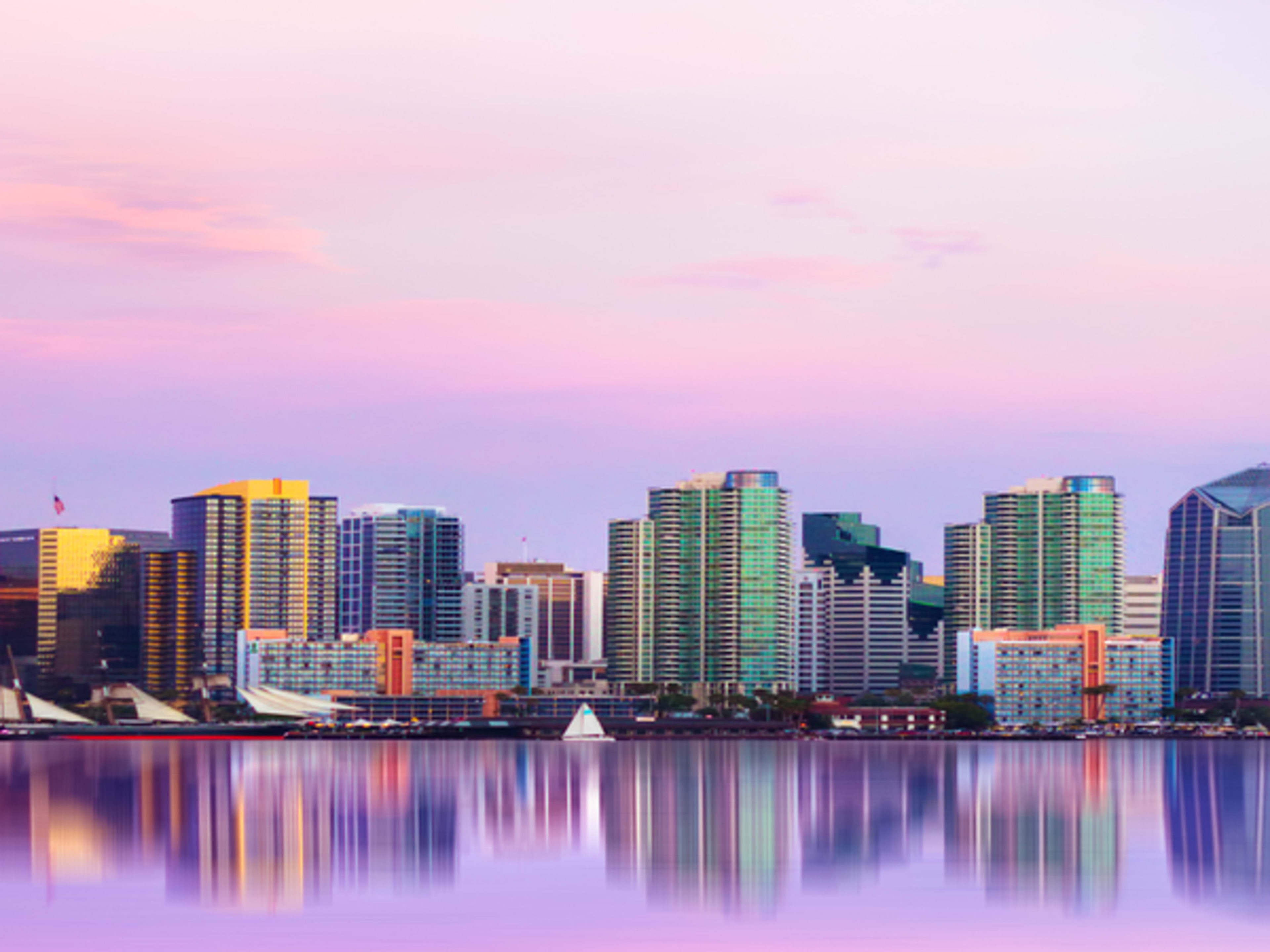Vista panorámica de Downtown San Diego. Cosas que ver en San Diego en septiembre.