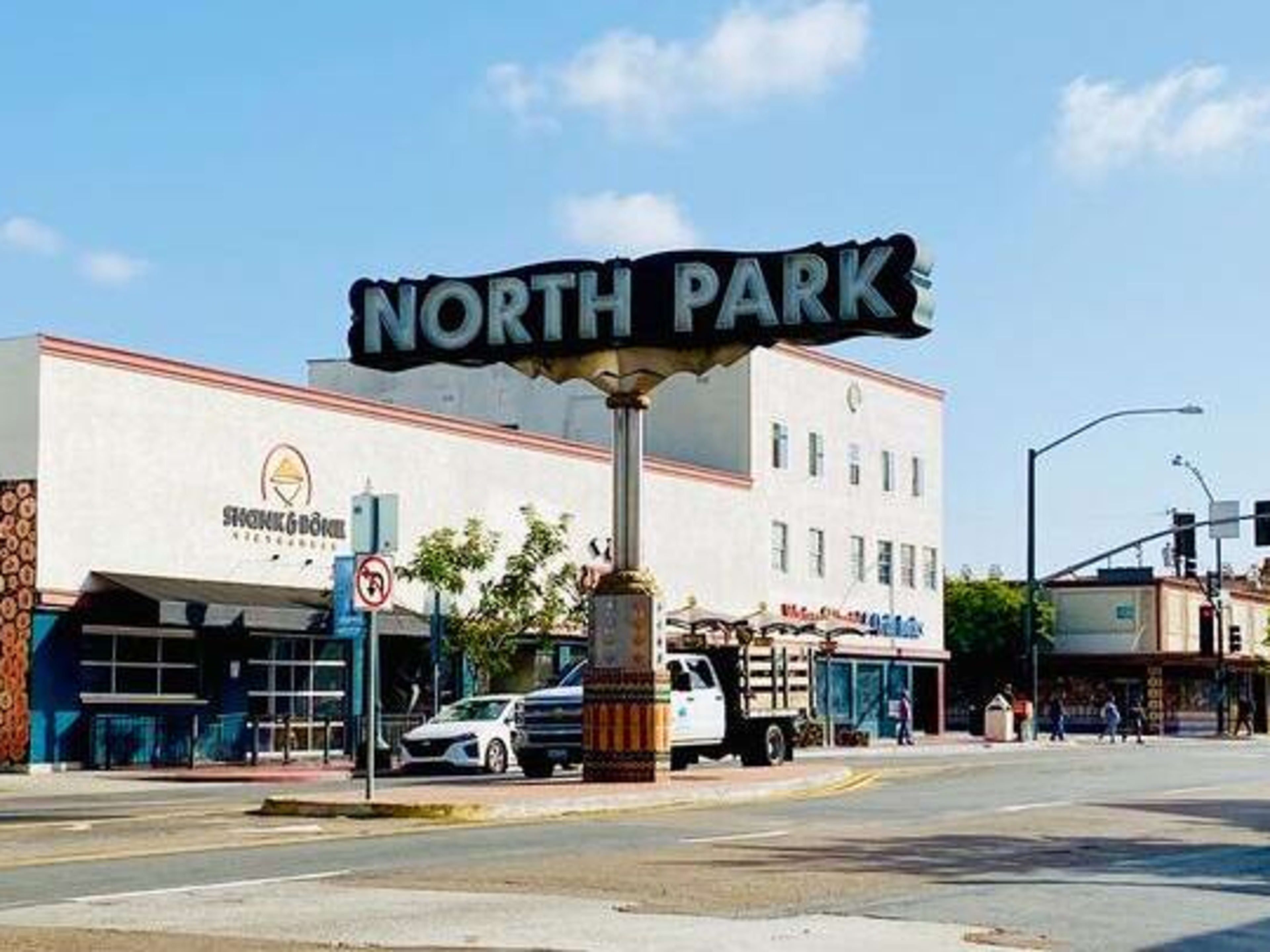 North Park street sign in San Diego