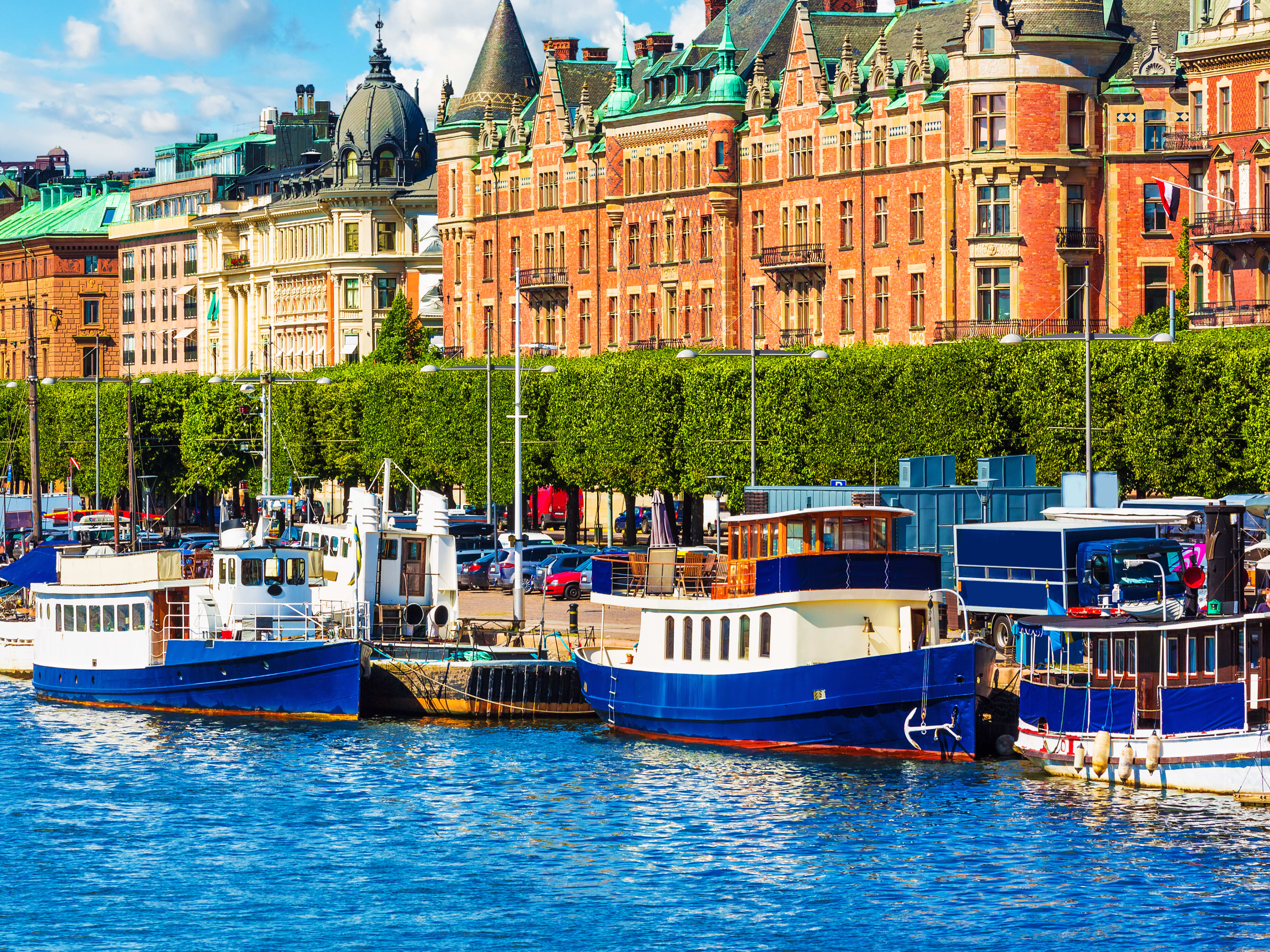Vista de Gamla Stan, Estocolmo. Itinerario de una semana en Estocolmo.