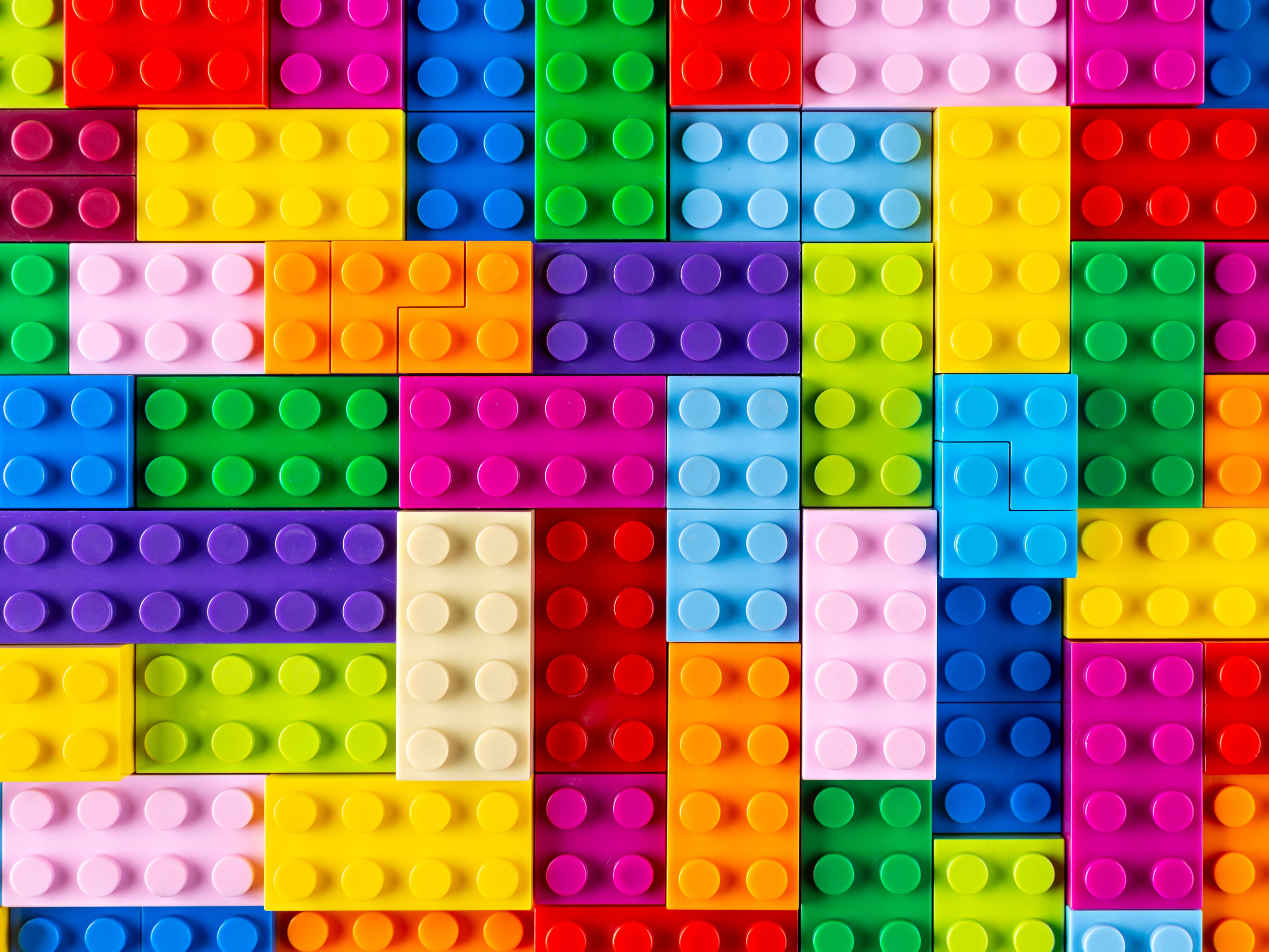 colorful lego