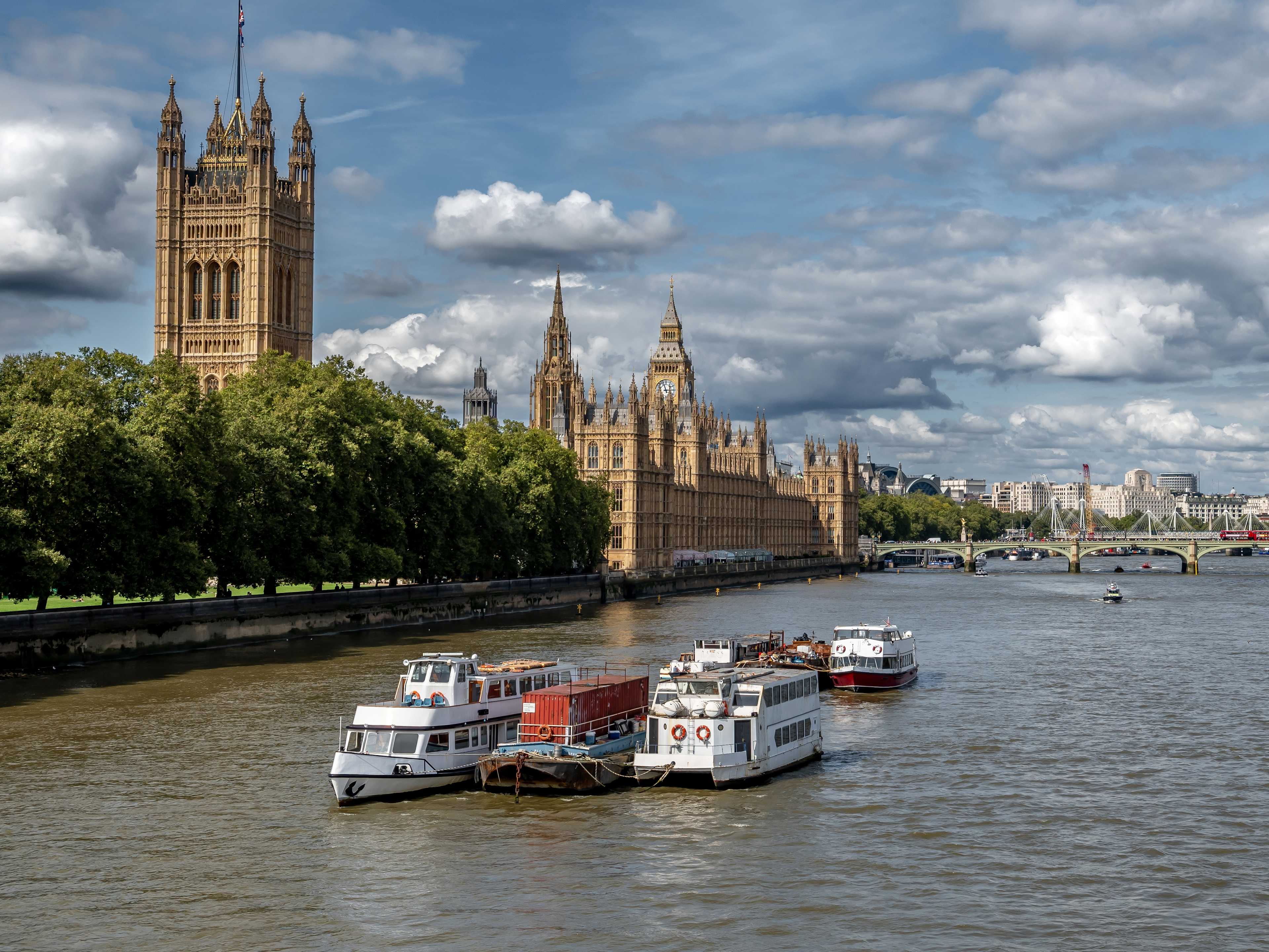 The Thames and London Eye