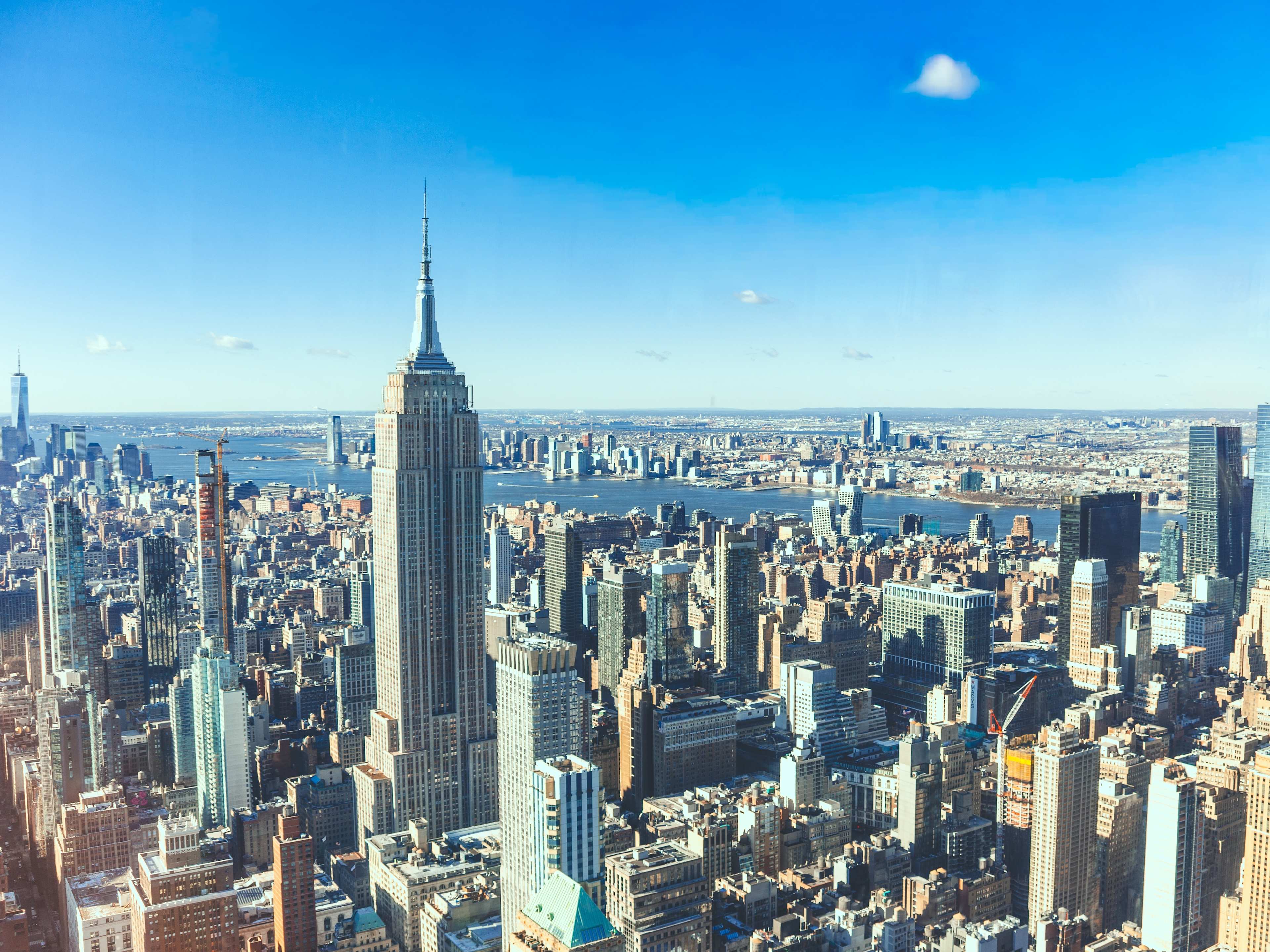 Empire State Building and Manhattan skyline