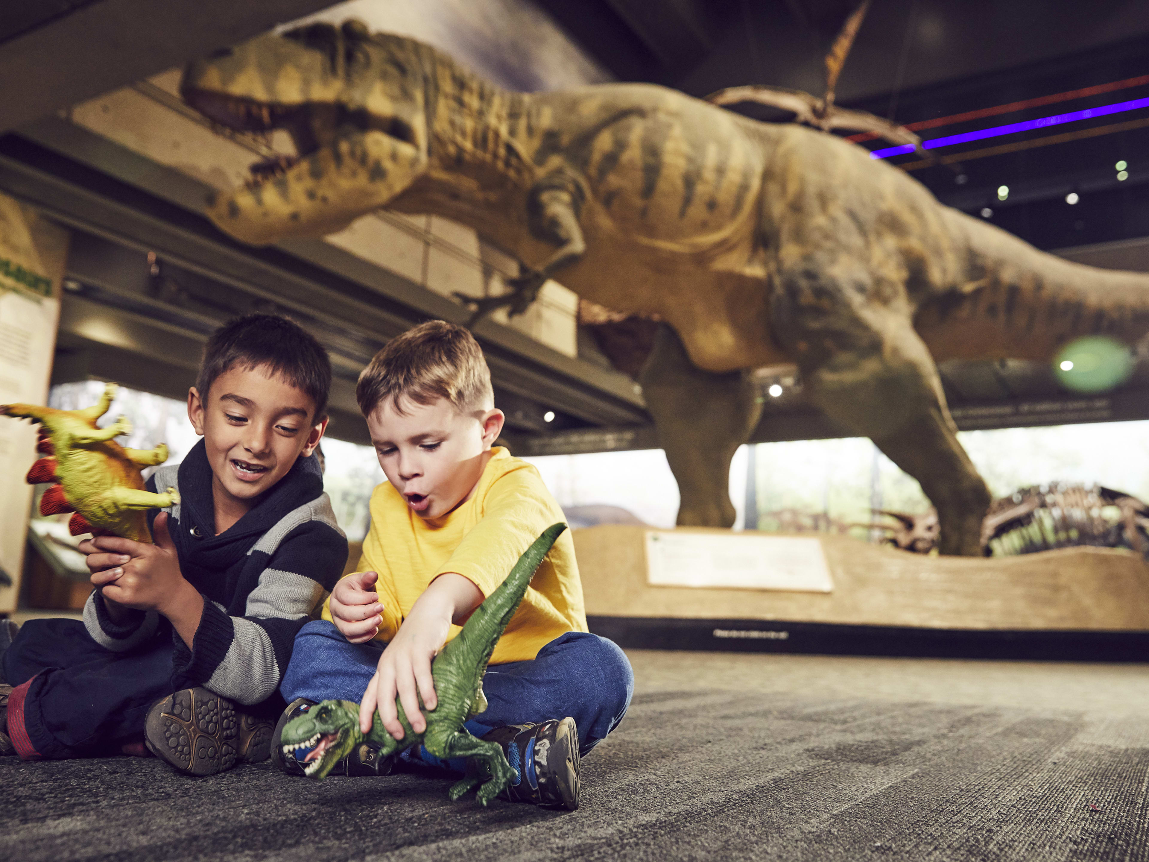 Children at Boston's Museum of Science