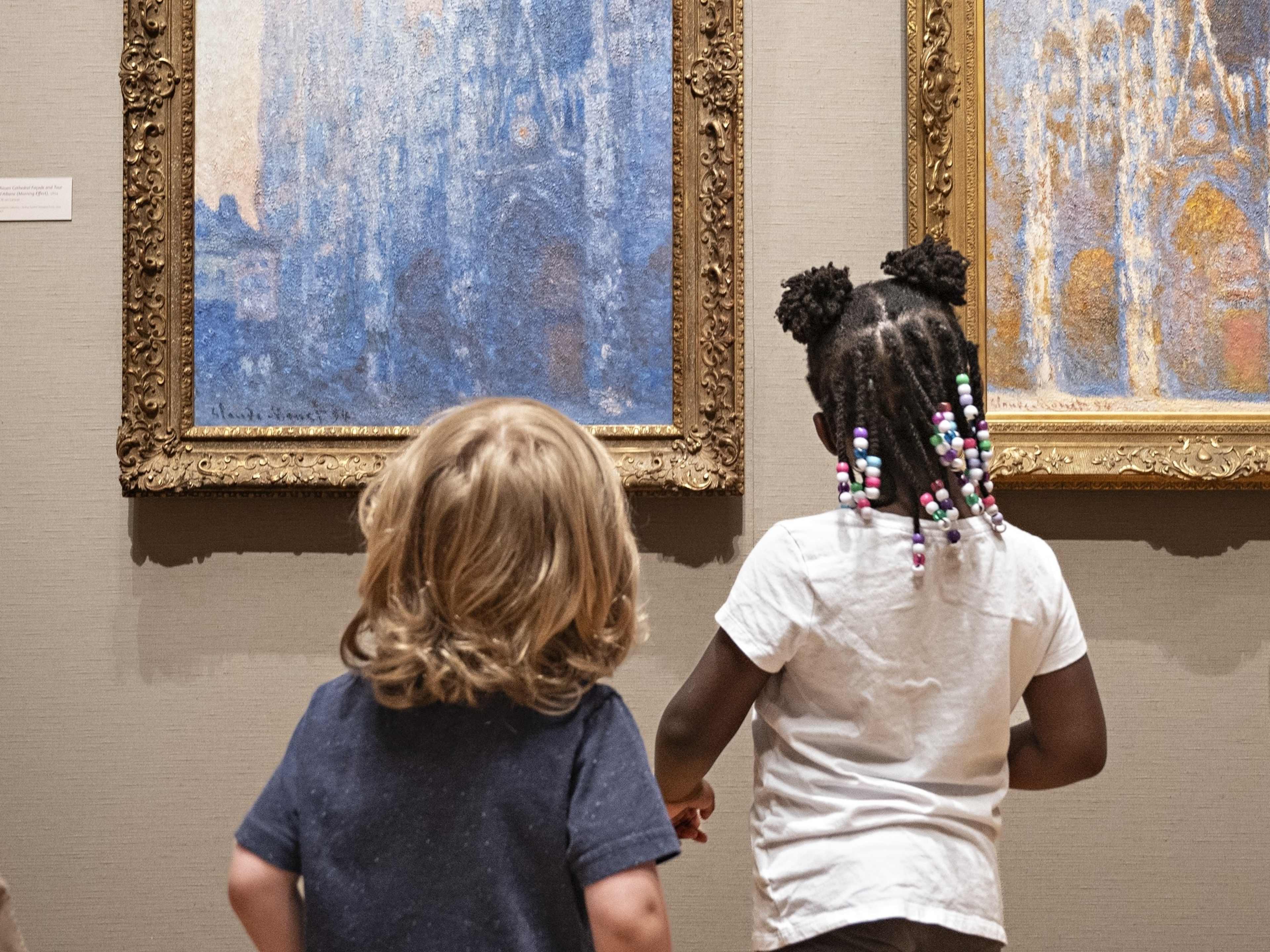 Children Looking at Art at MFA