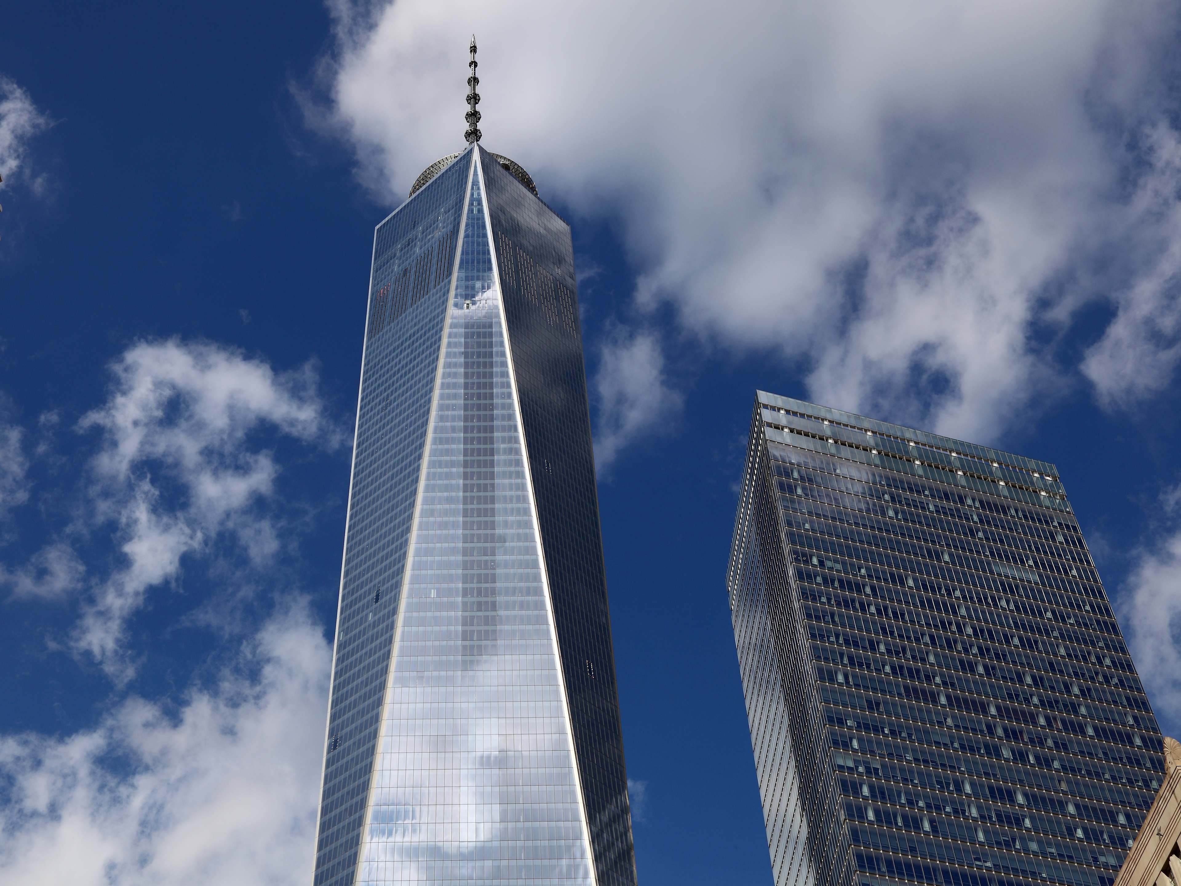 shot of the one world observatory in nyc