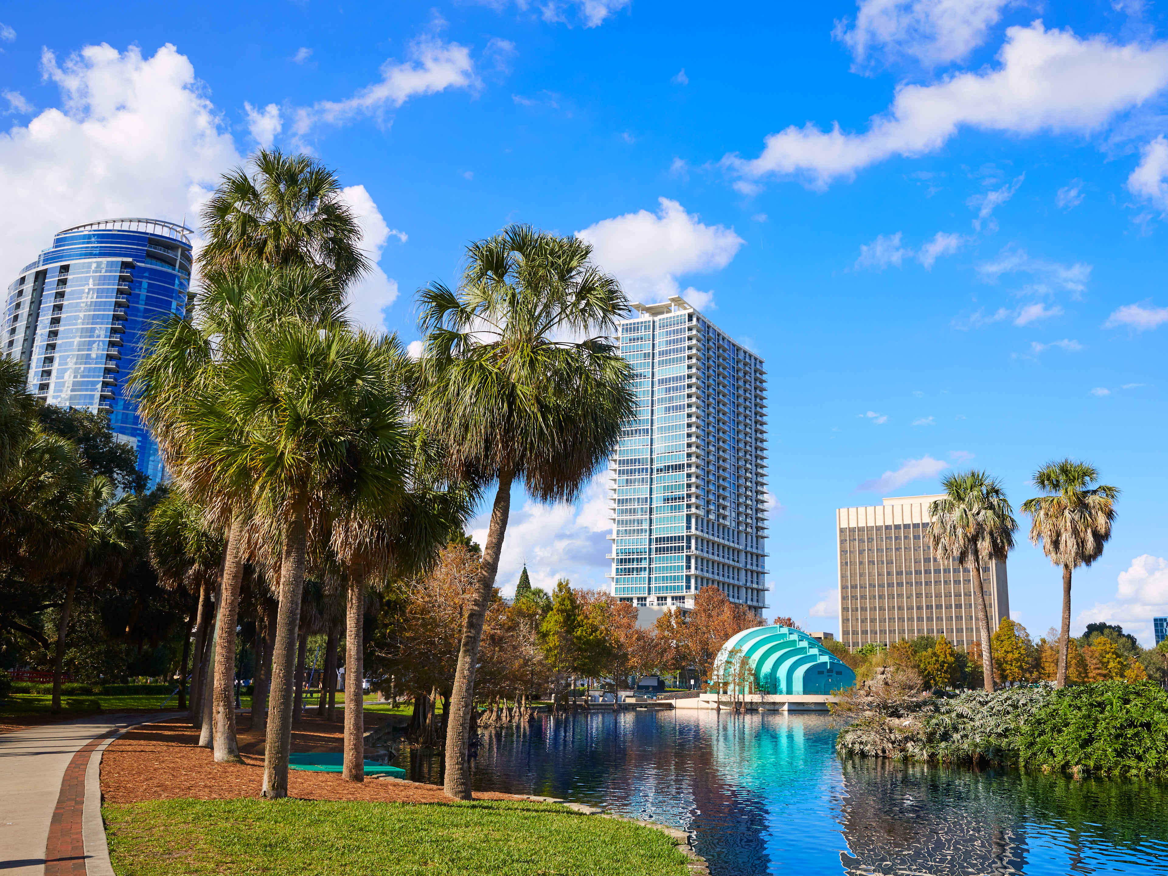 orlando waterside on a sunny day