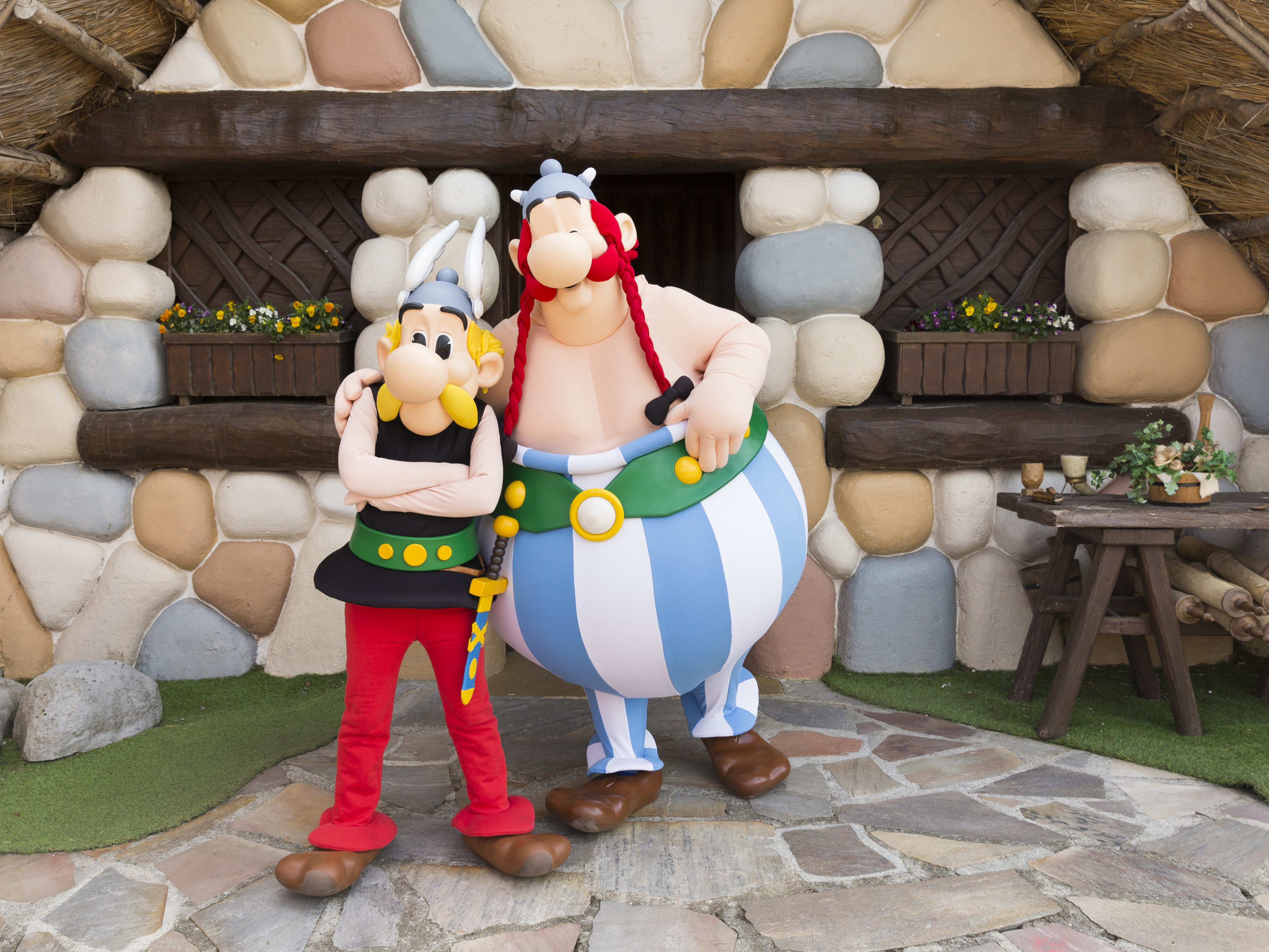 Comic Characters at Parc Asterix 