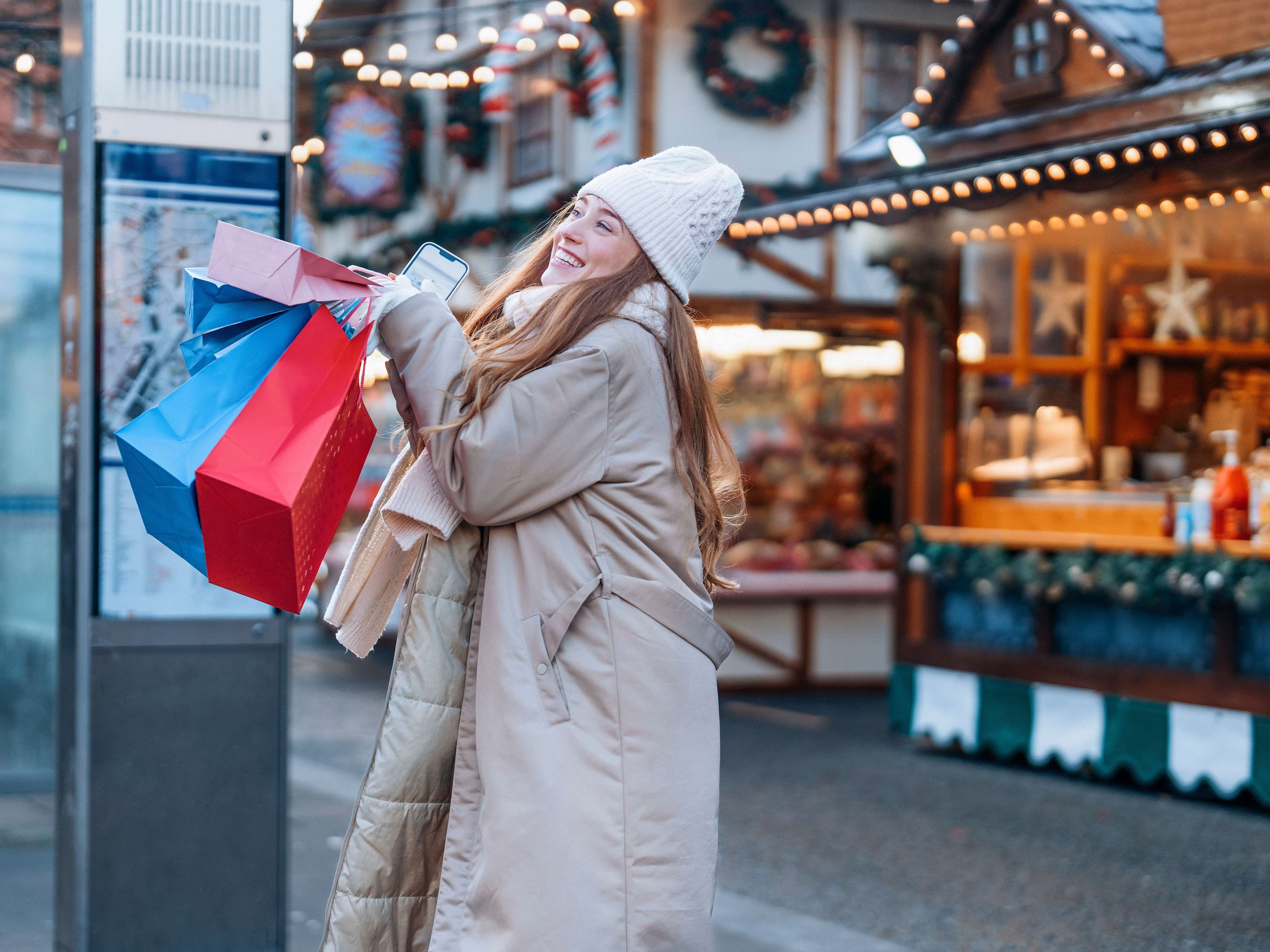 A woman in Paris market