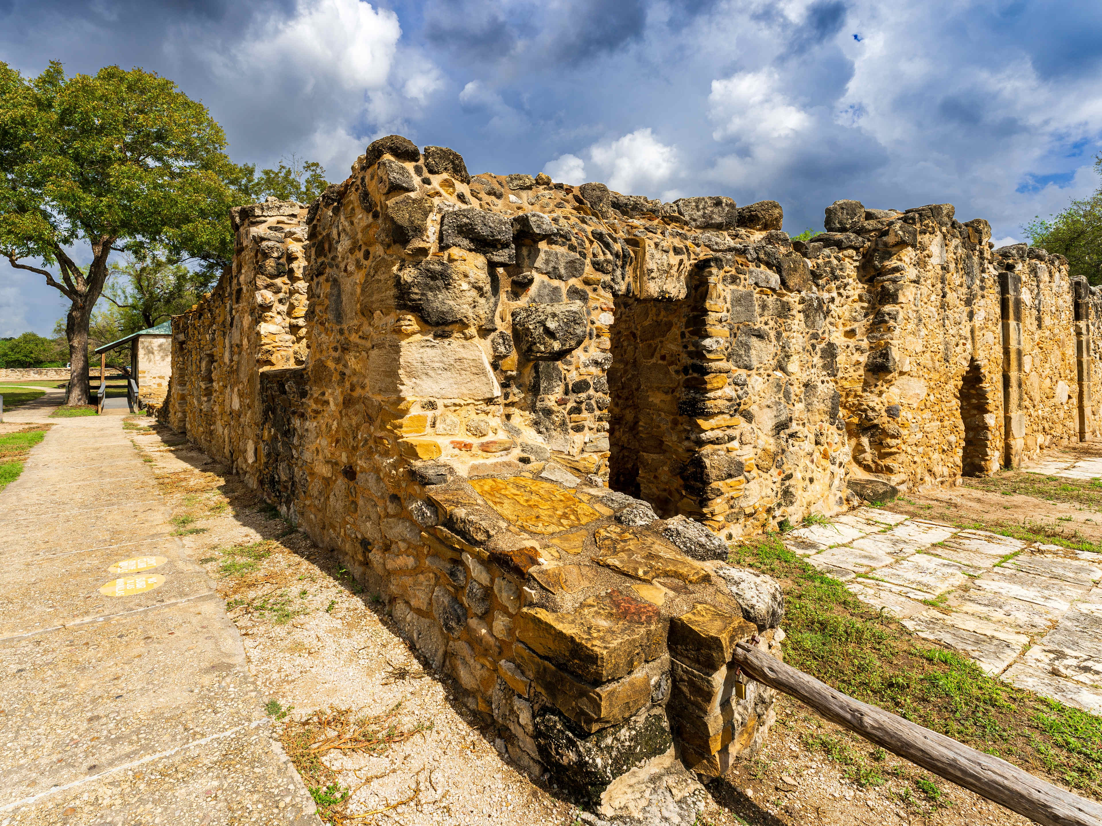 san antonio missions ruins