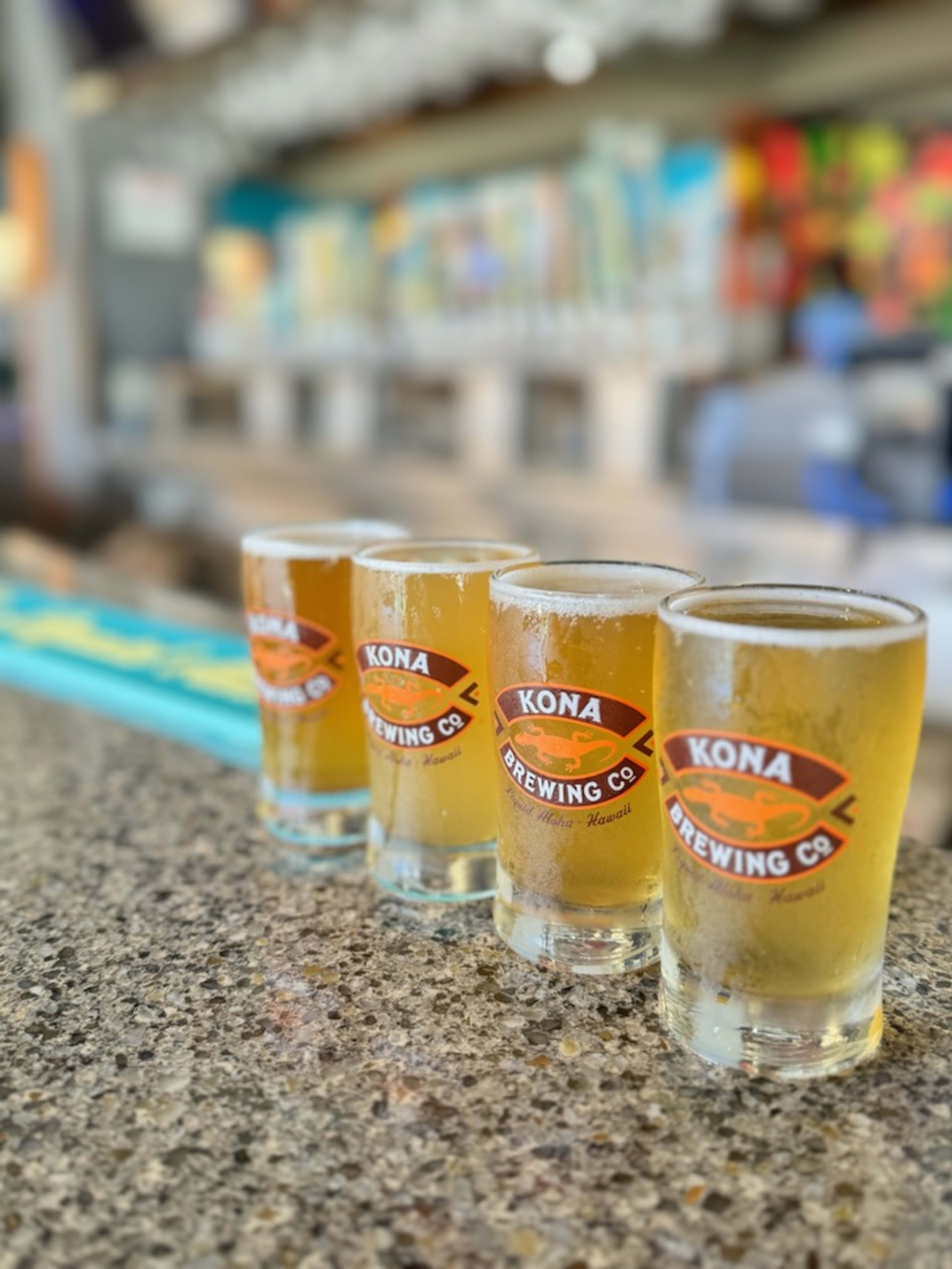 Kona Brewing Hawaii Kai Tasting Flight