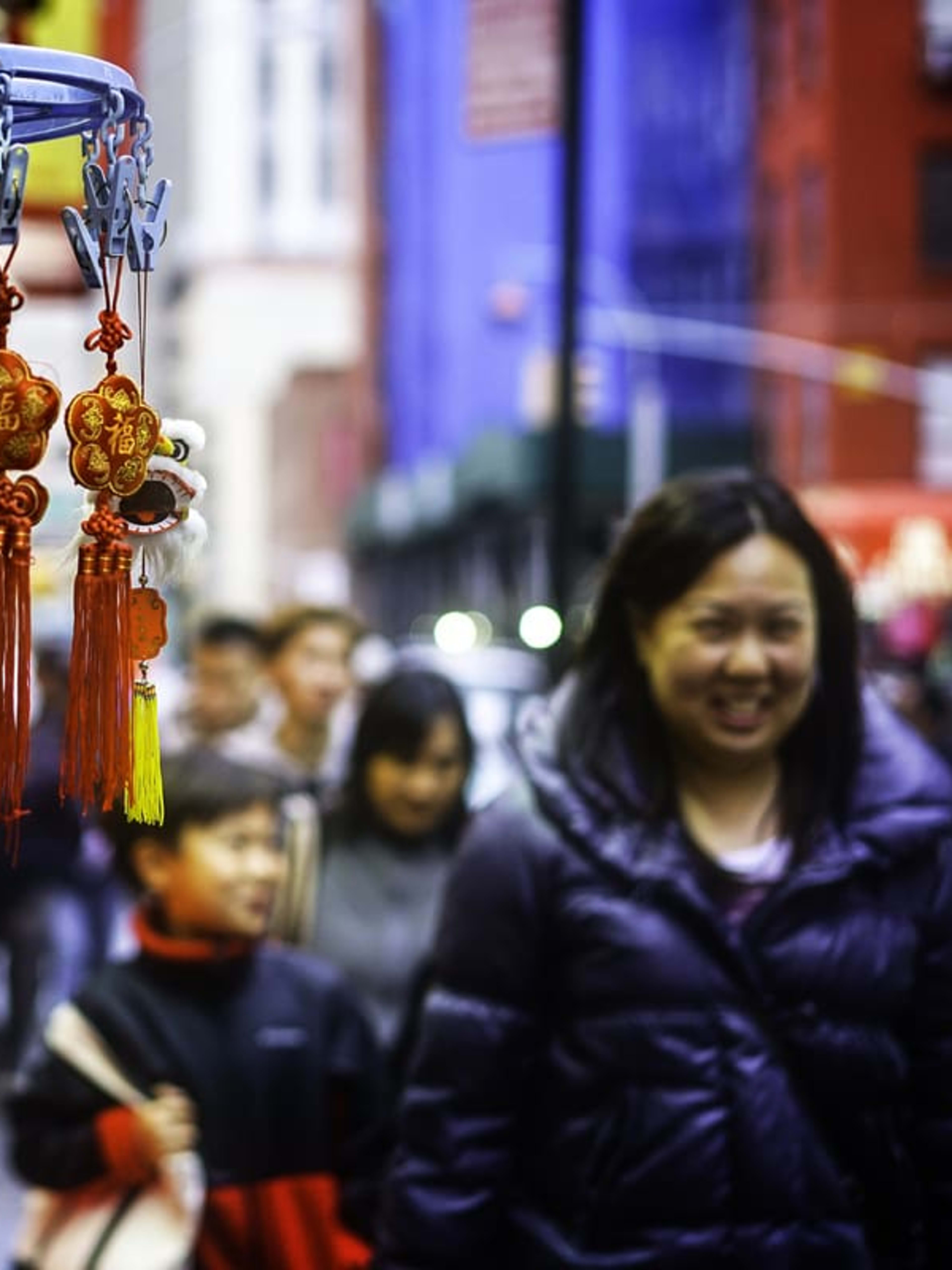 Chinatown in Manhattan.