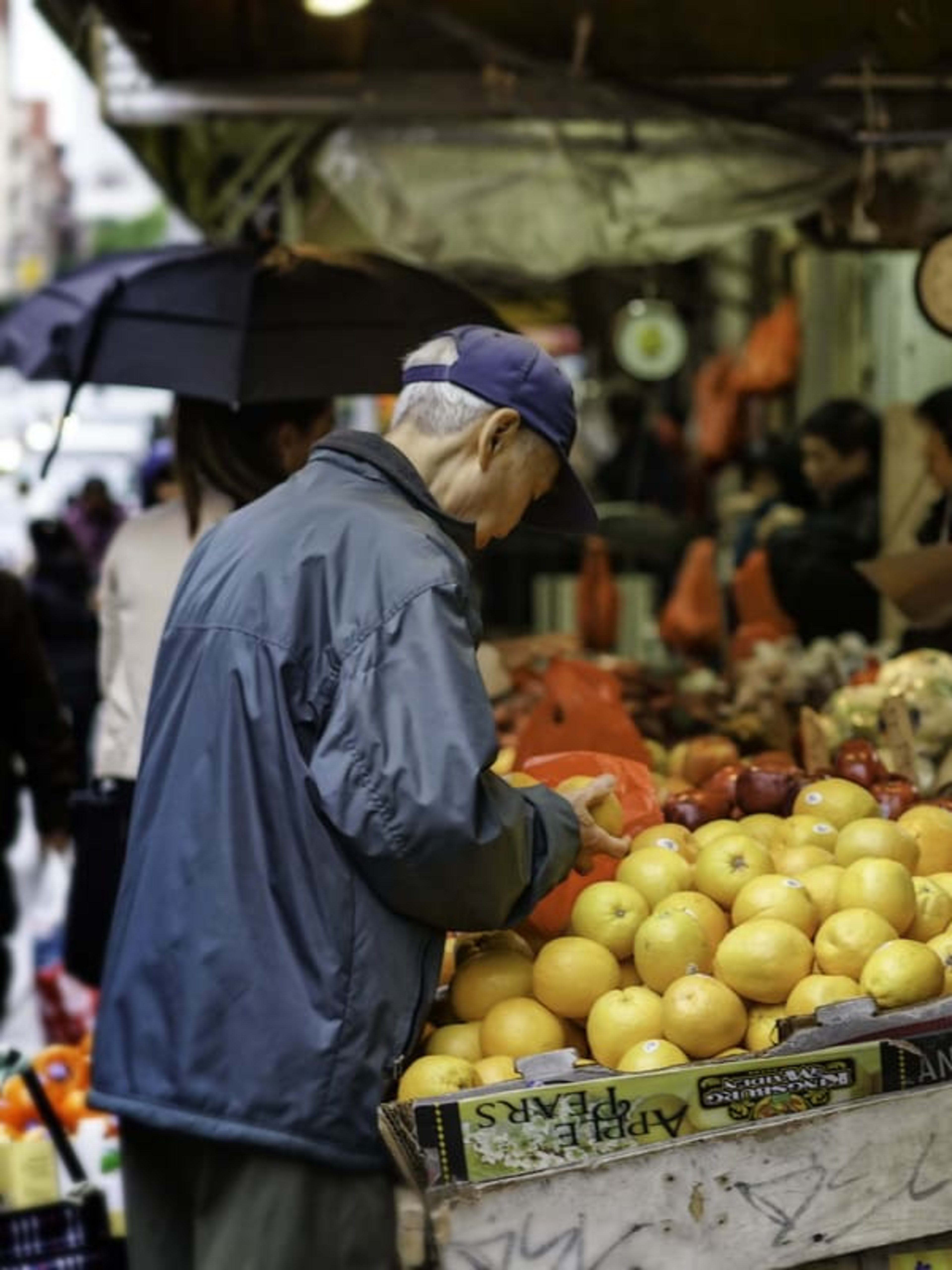 Chinatown in Manhattan.