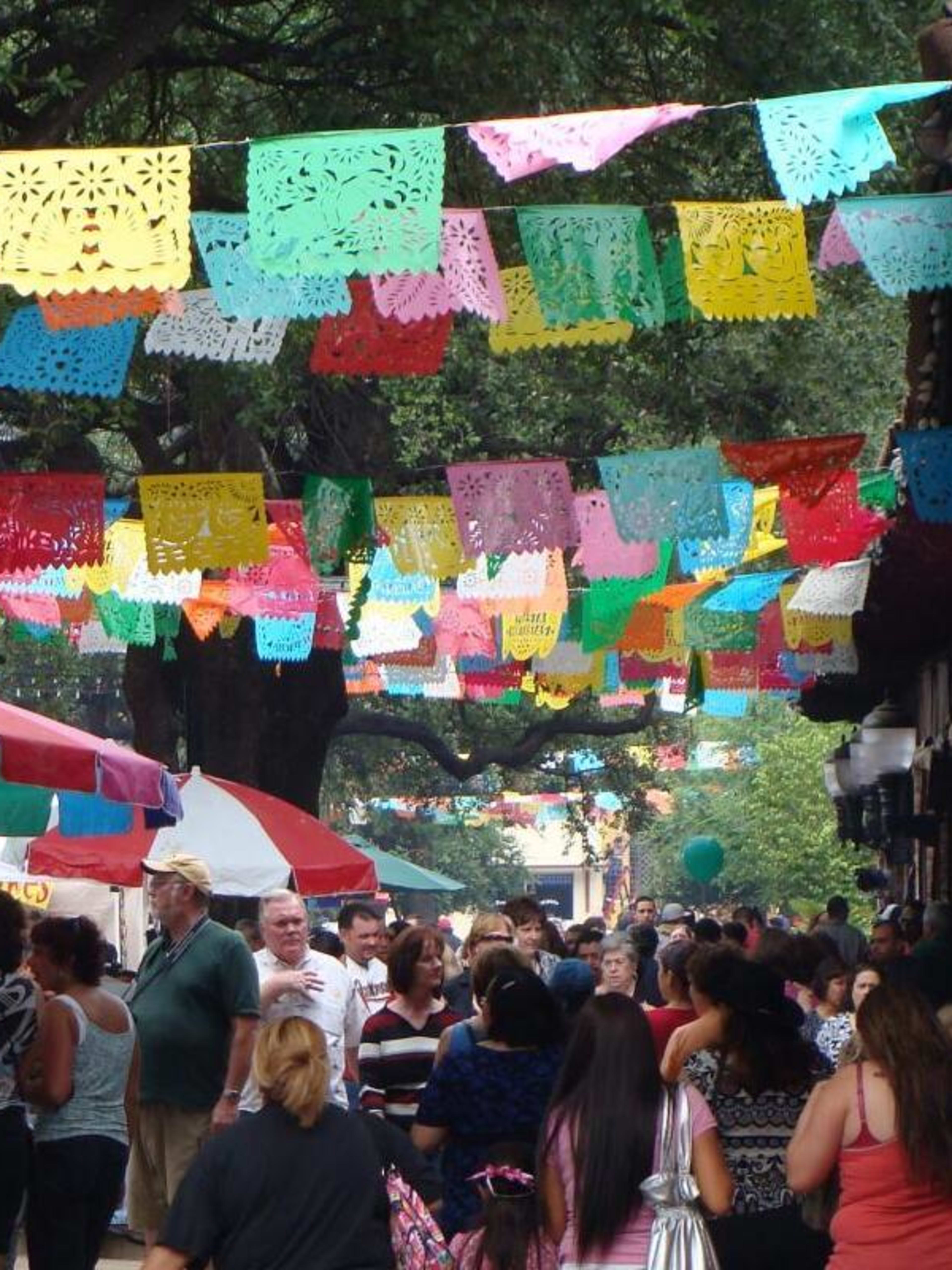 El Mercado old market square in downtown San Antonio.