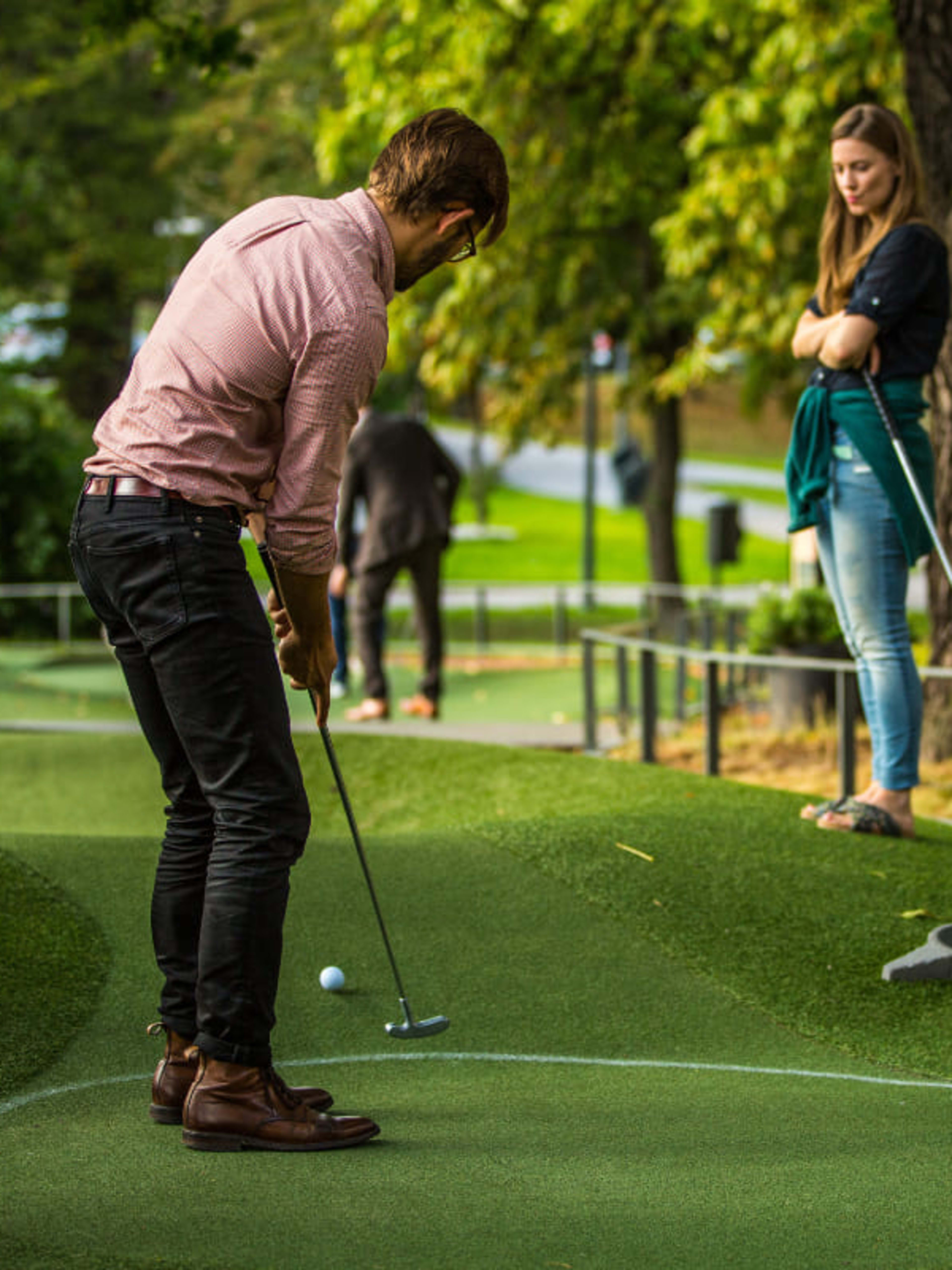 Adventure Golf at Kristineberg Golf Bar.