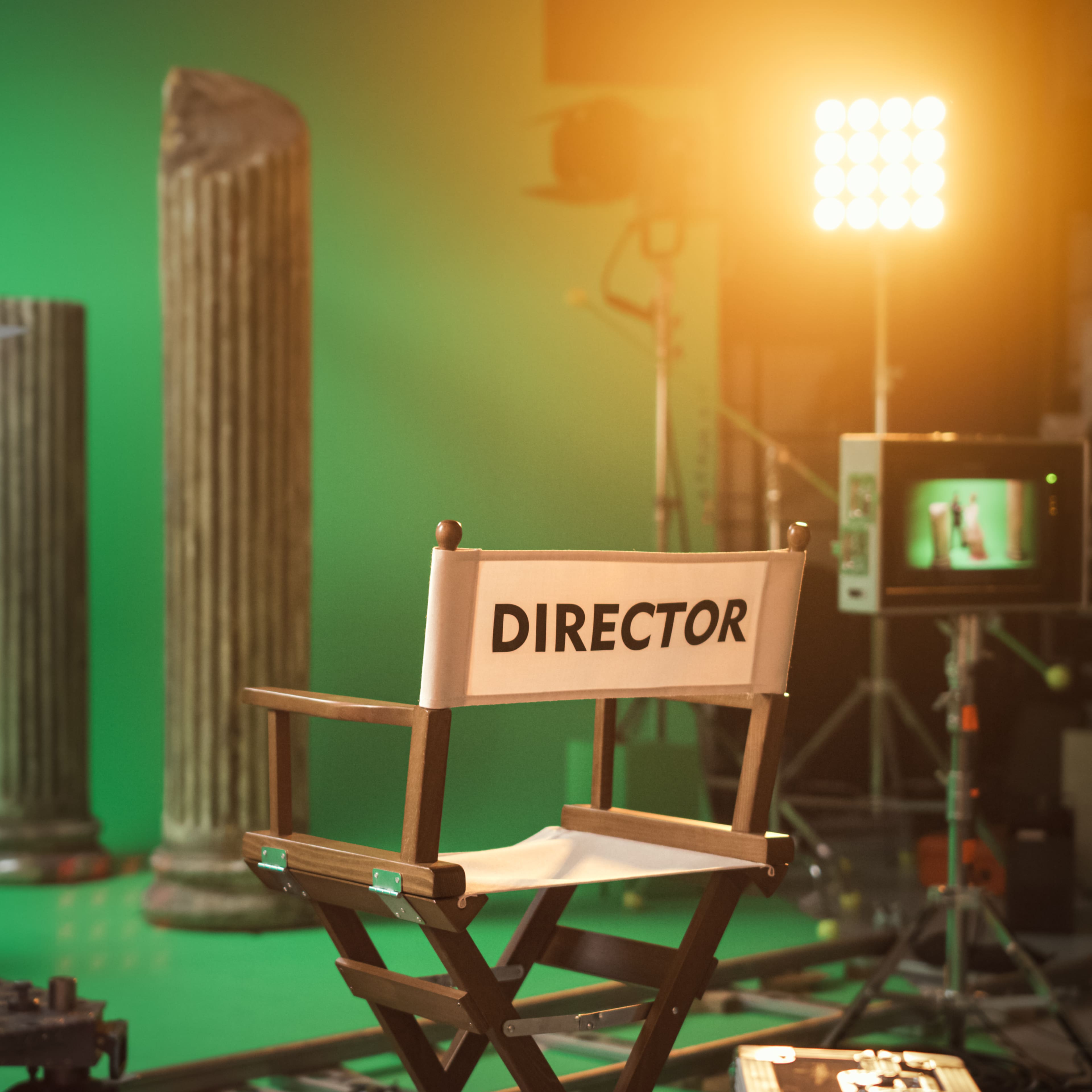 Sur un plateau de tournage