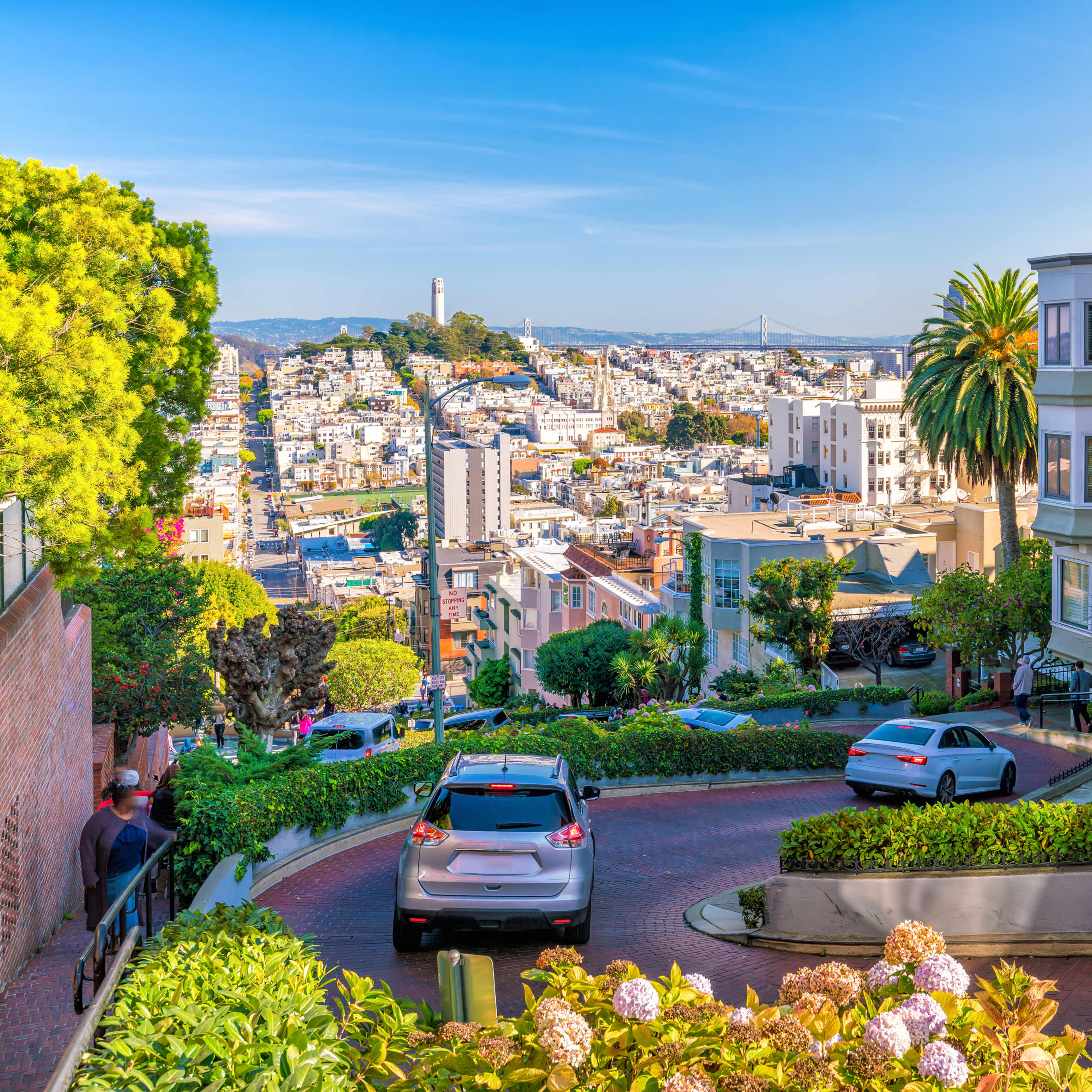 San Francisco, vue depuis Lombard Street