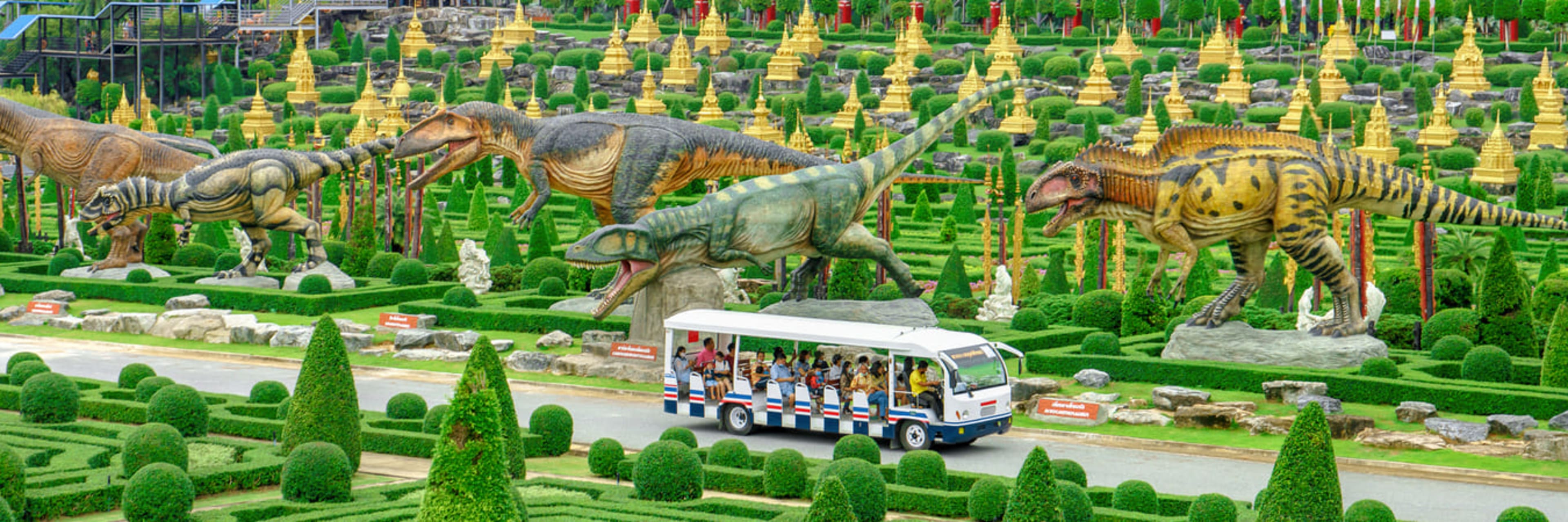 Nongnooch Tropical Garden with sightseeing bus, Bangkok