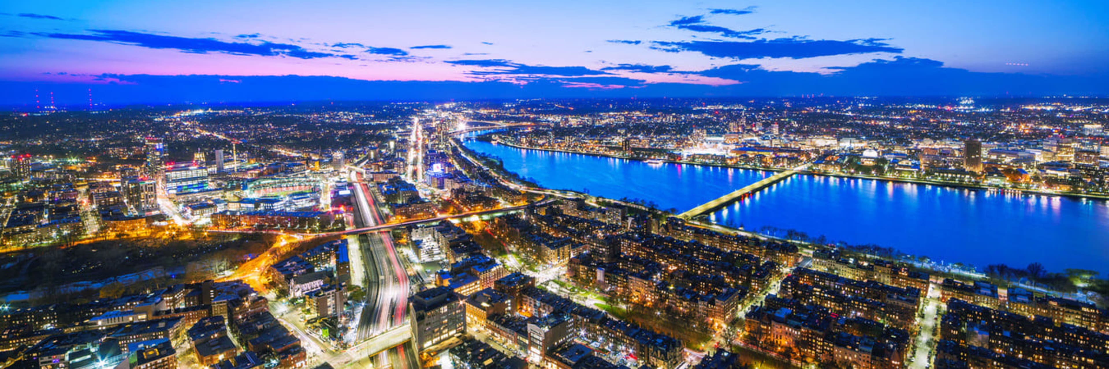 Evening view from View Boston.