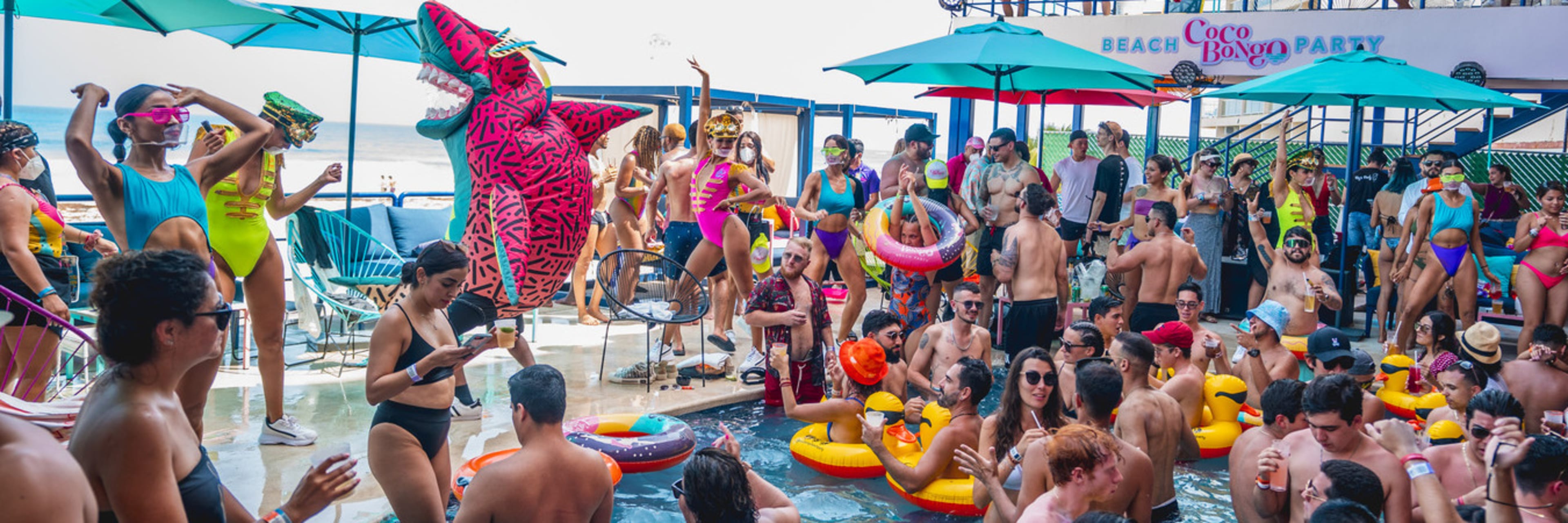 Coco Bongo Beach Party in Cancun.