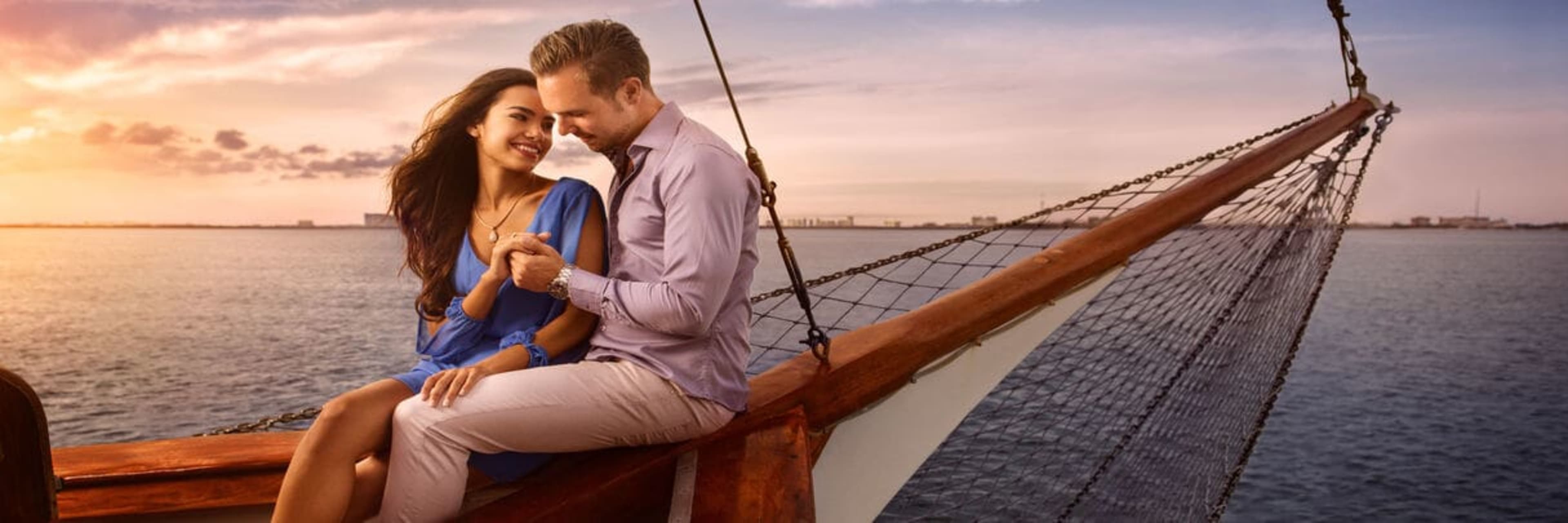 couple on boat