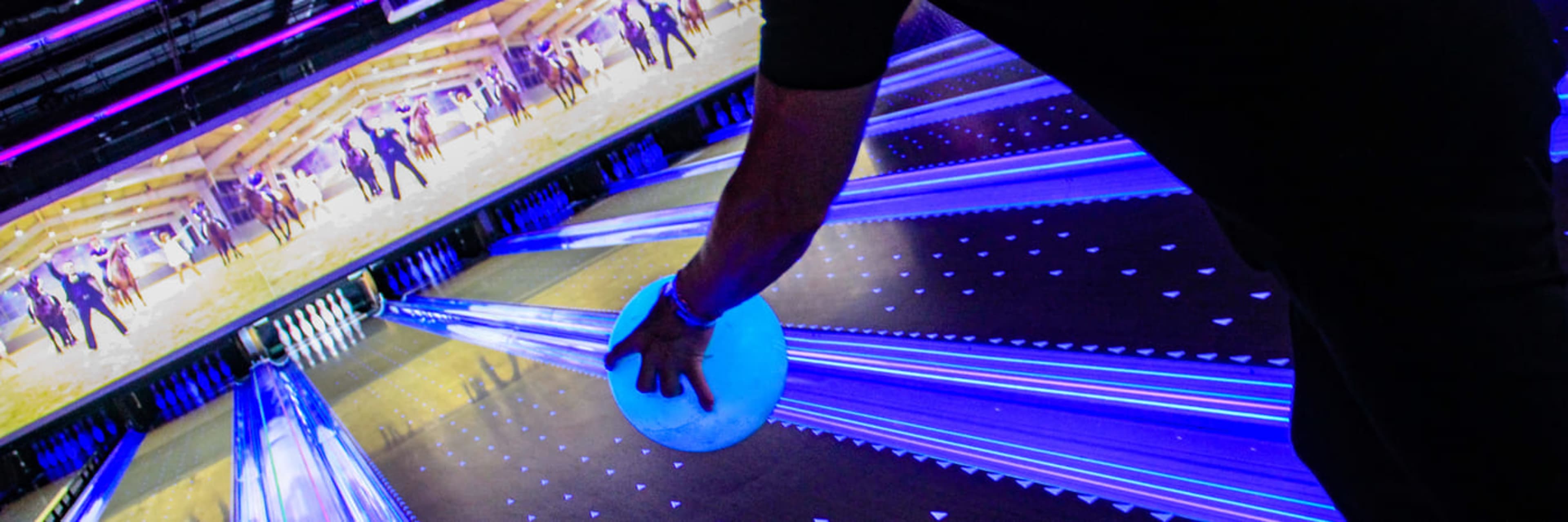 Bowling at Legend Heroes Park in Macau.