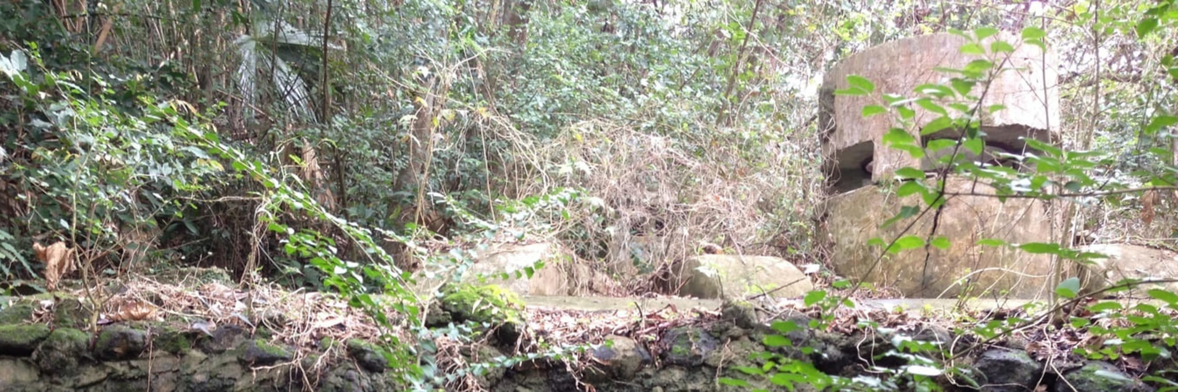 A World War 2 pillbox in Hong Kong.