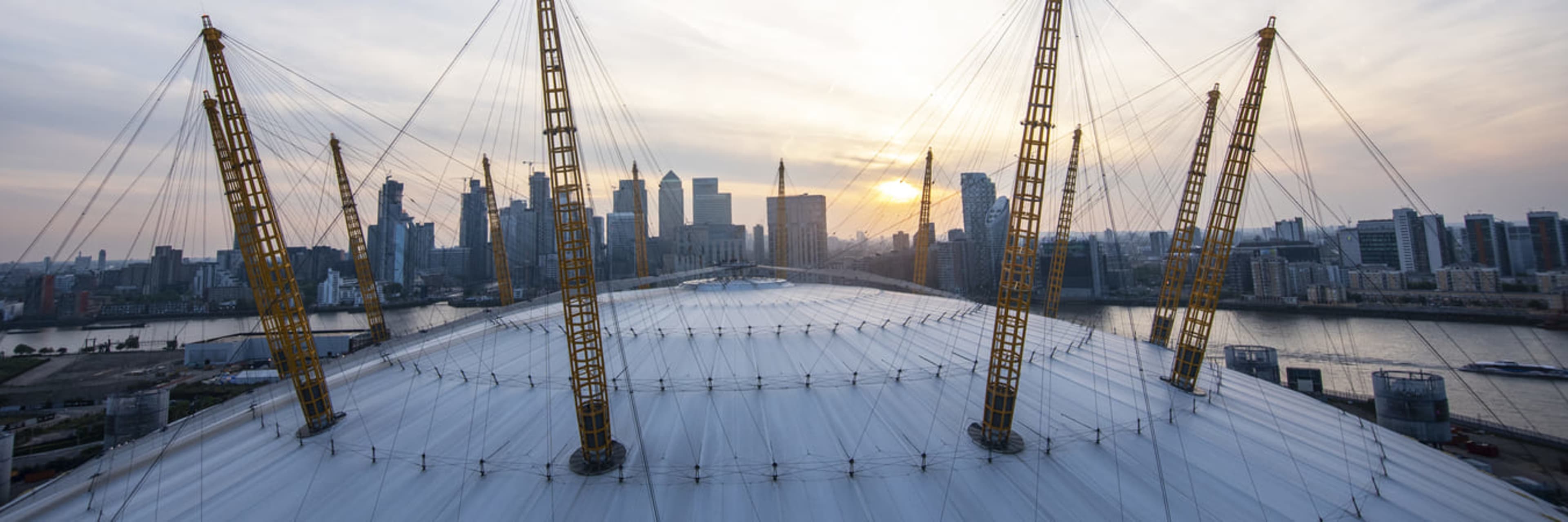 Up at The O2.