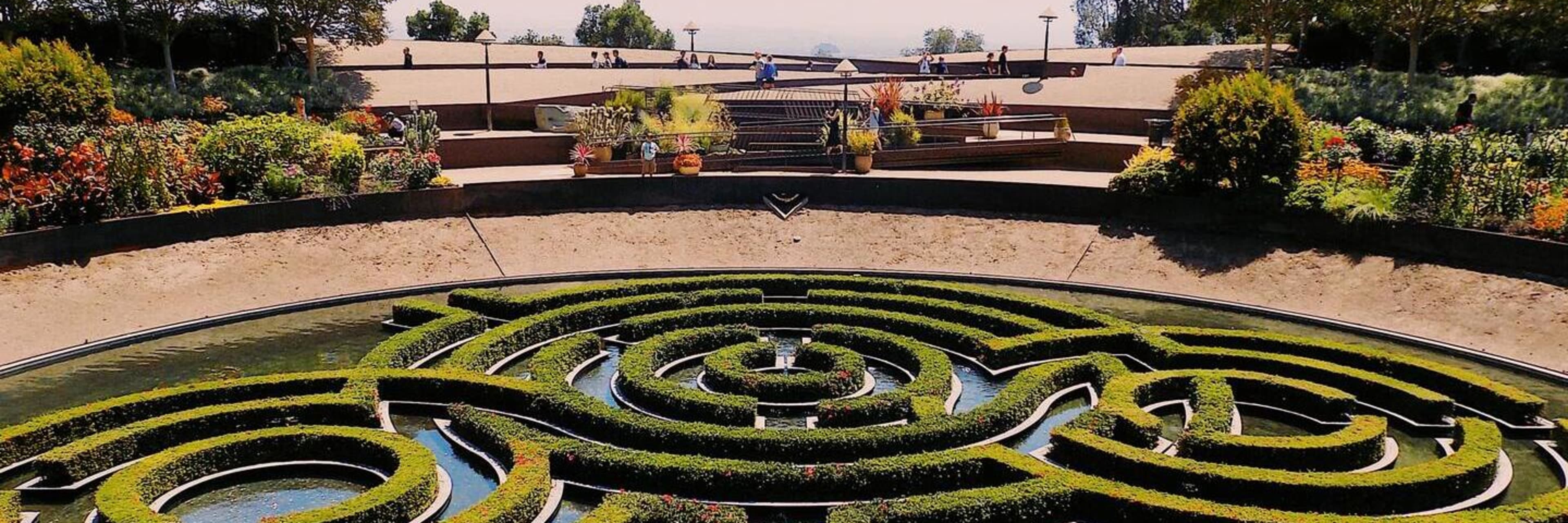 Gardens at the Getty Center.