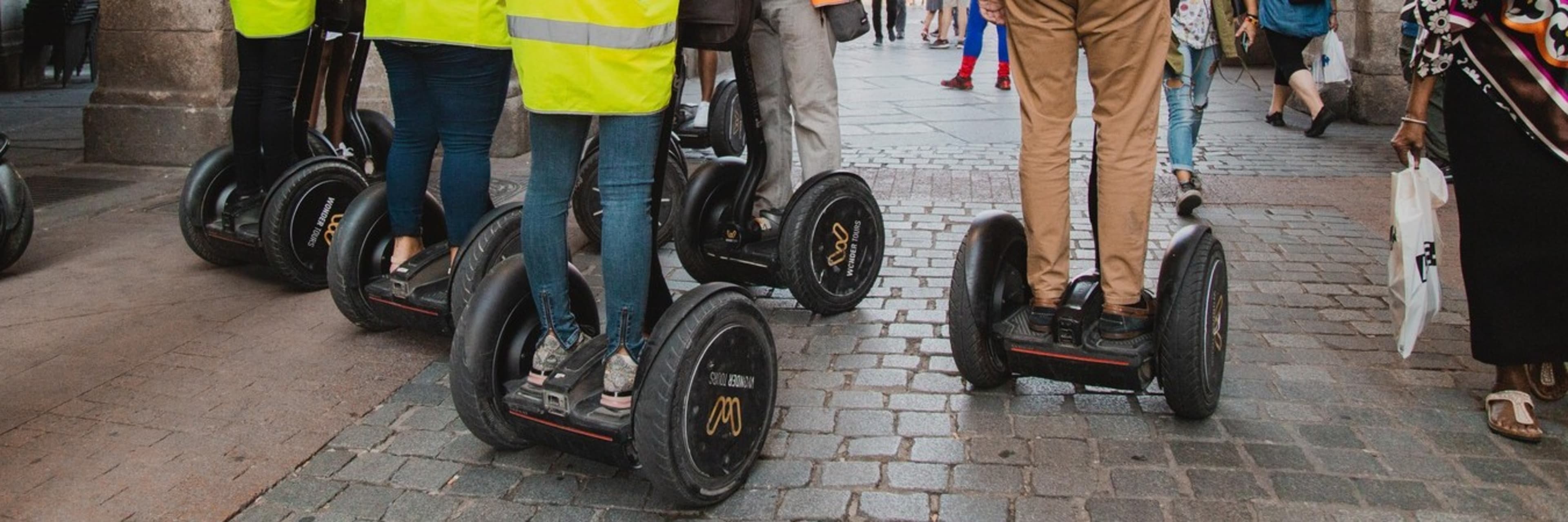 A Segway sightseeing tour in Madrid.