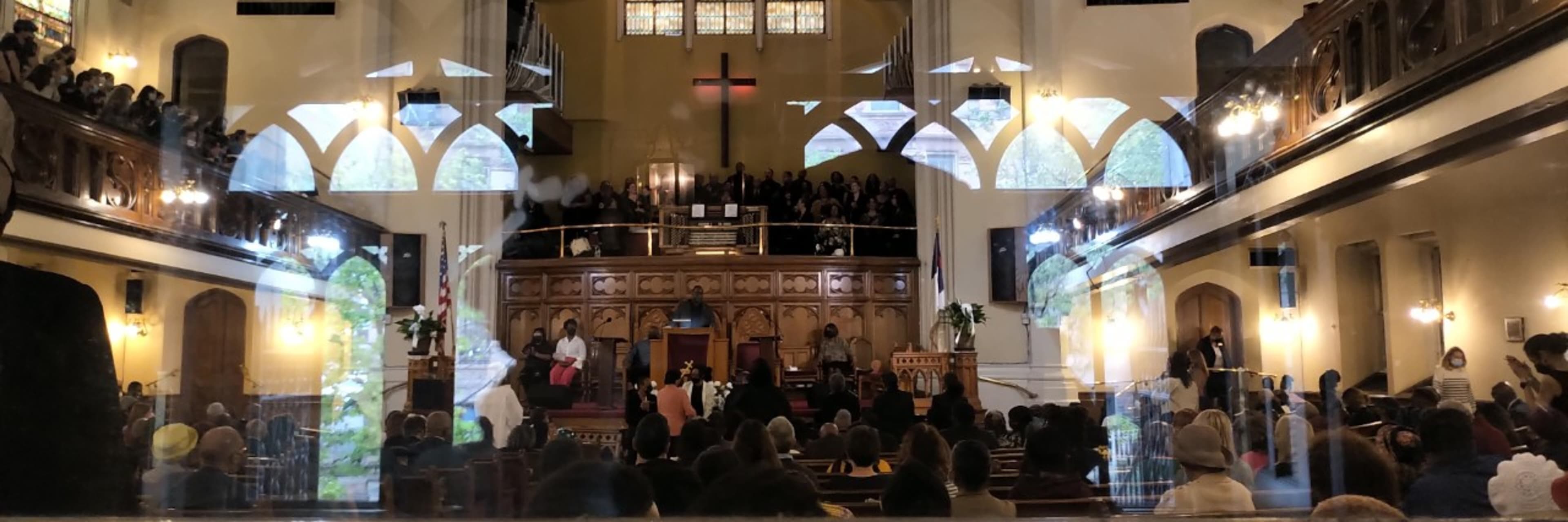 Inside of a church