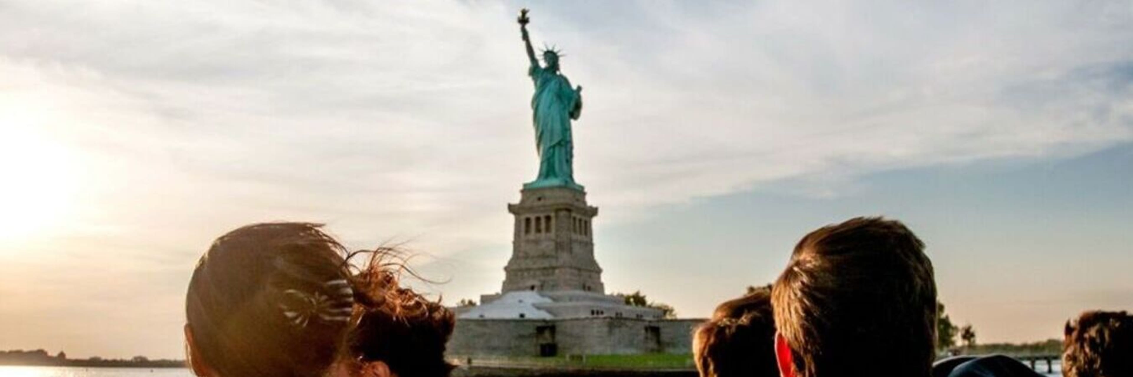 View of the Statue of Liberty from aboard The Beast.