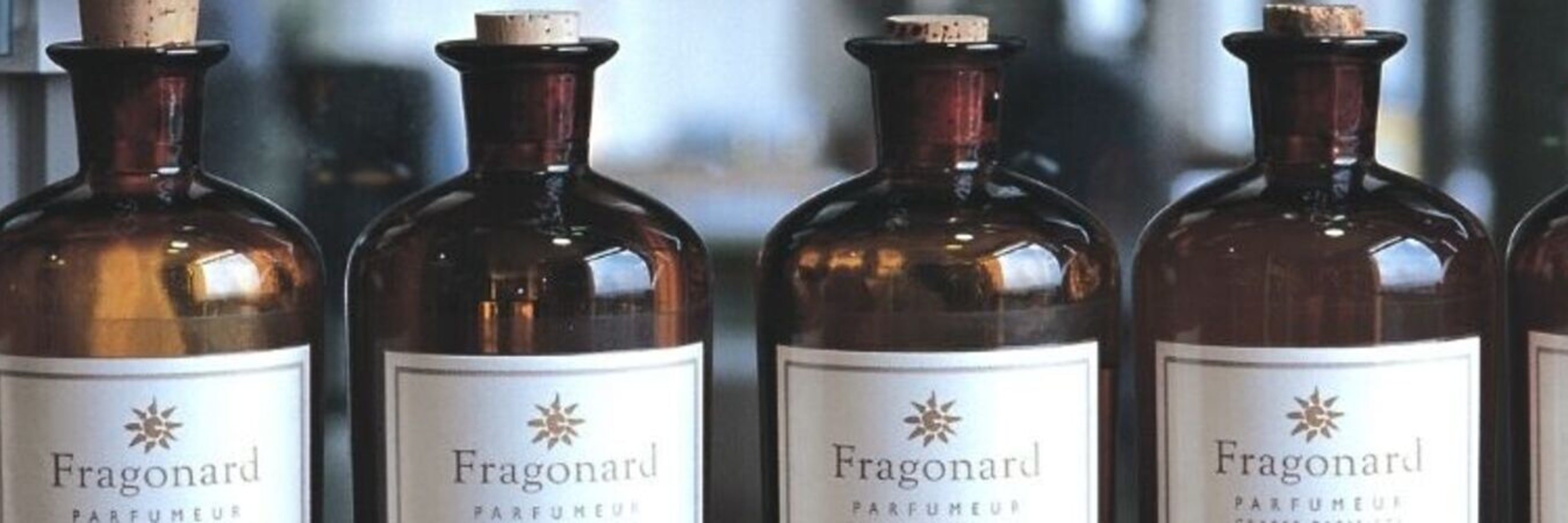 A selection of Fragonard perfume bottles.