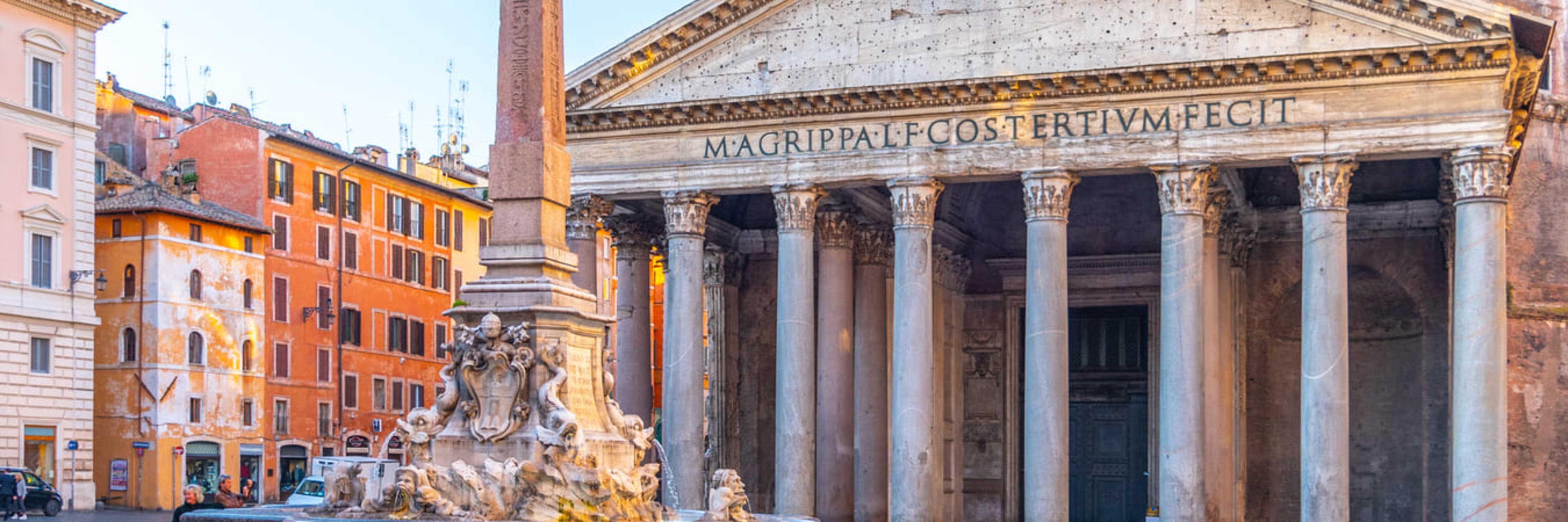 The Murder by the Pantheon, Rome.