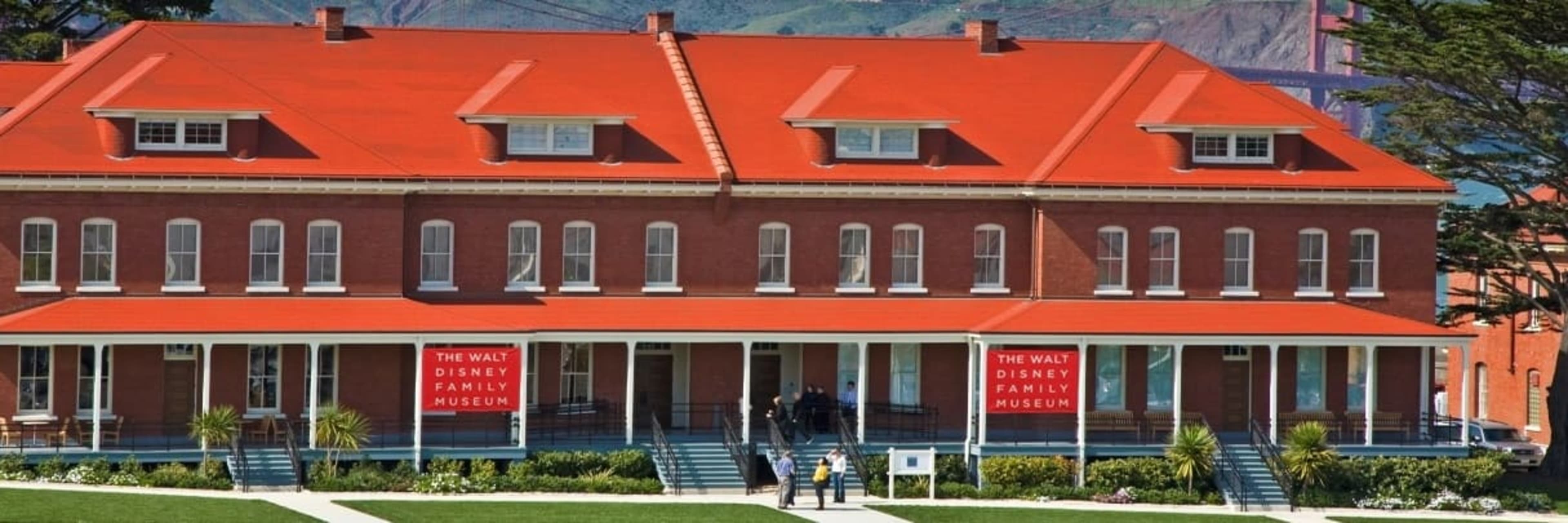 the exterior of the Walt Disney museum