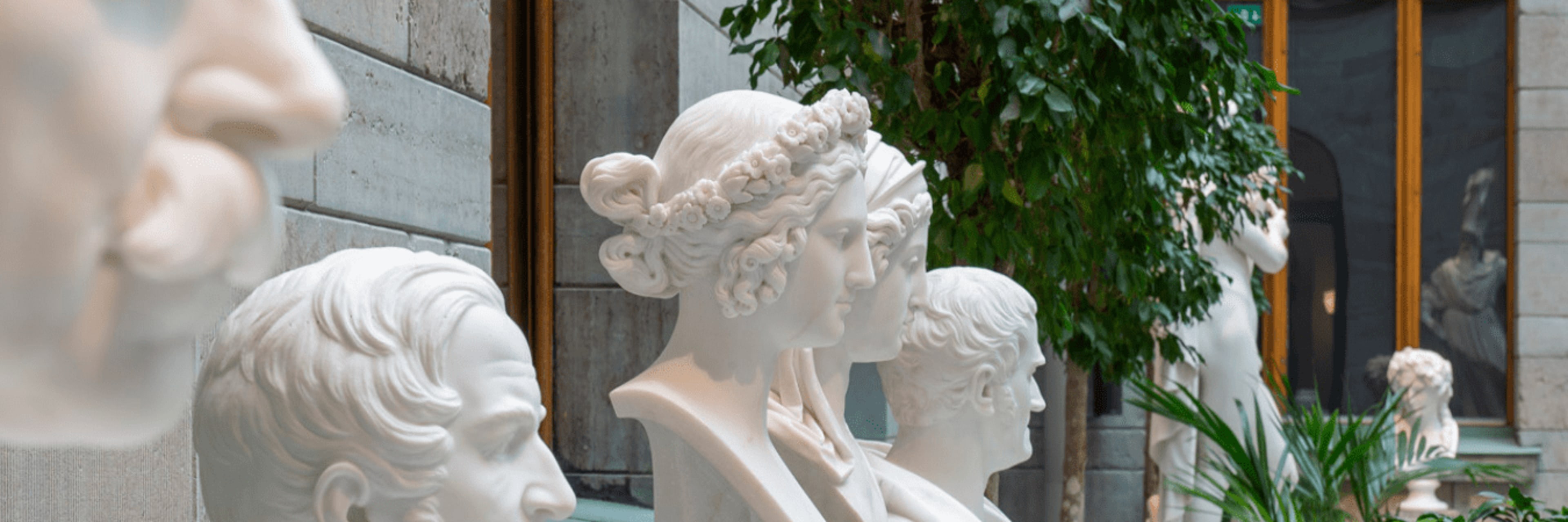 The Sculpture Courtyard at Sweden's Nationalmuseum.