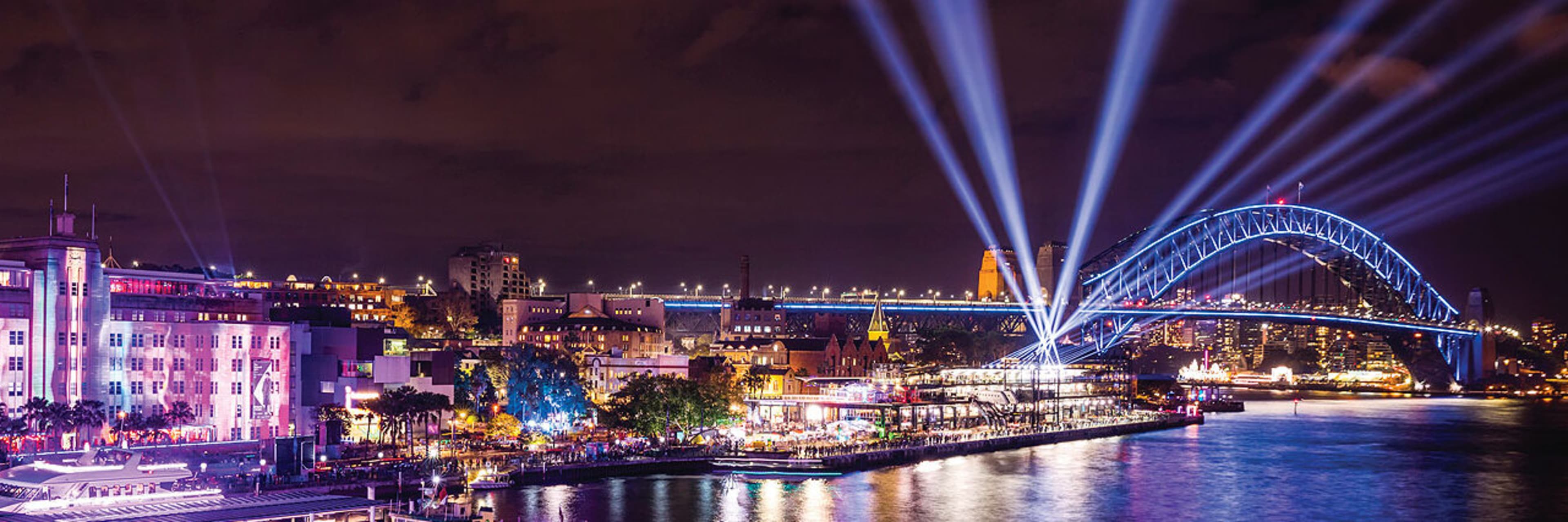 1-Hour Vivid Sydney Harbour Cruise