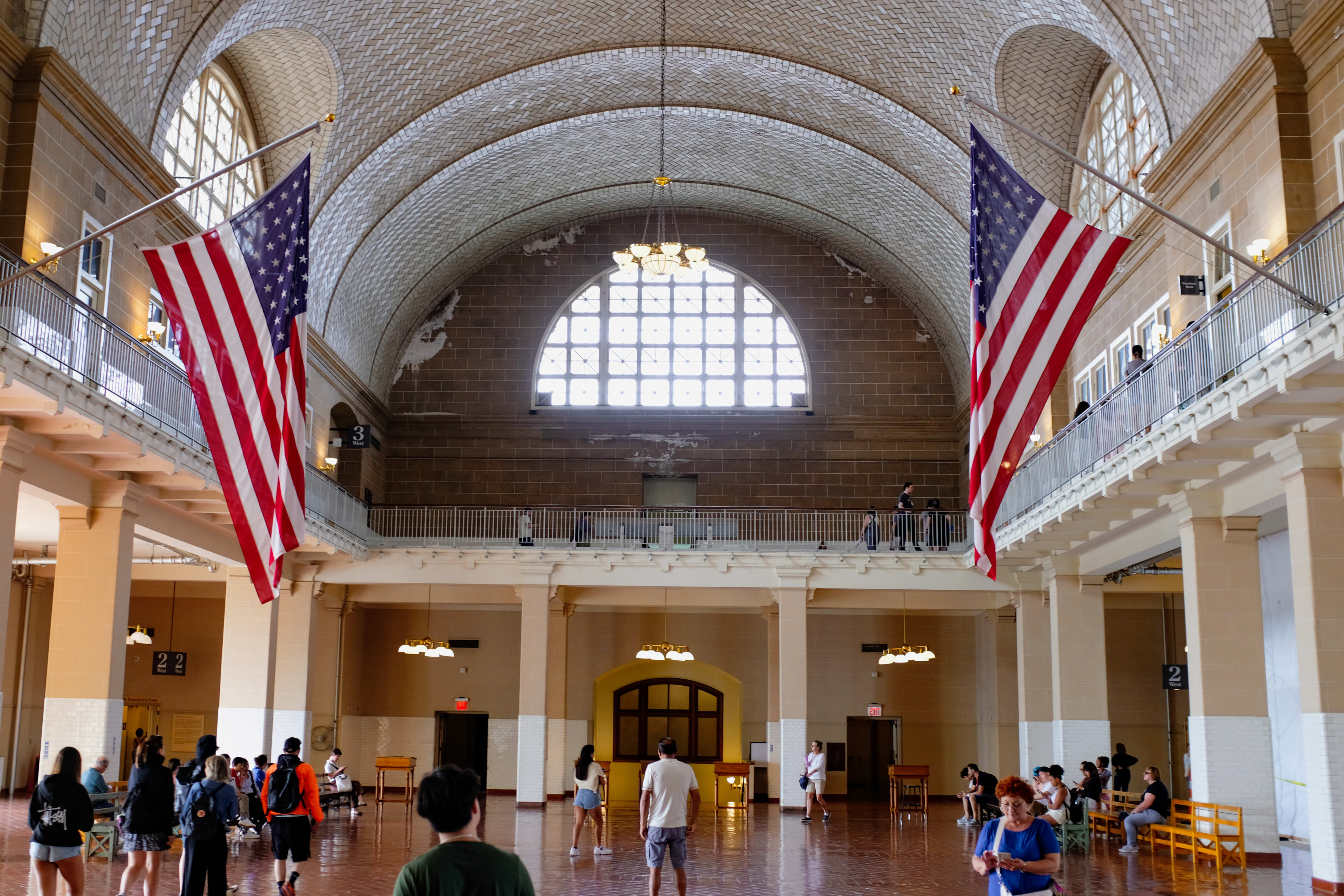 Ferry pour la statue de la Liberté et Ellis Island
