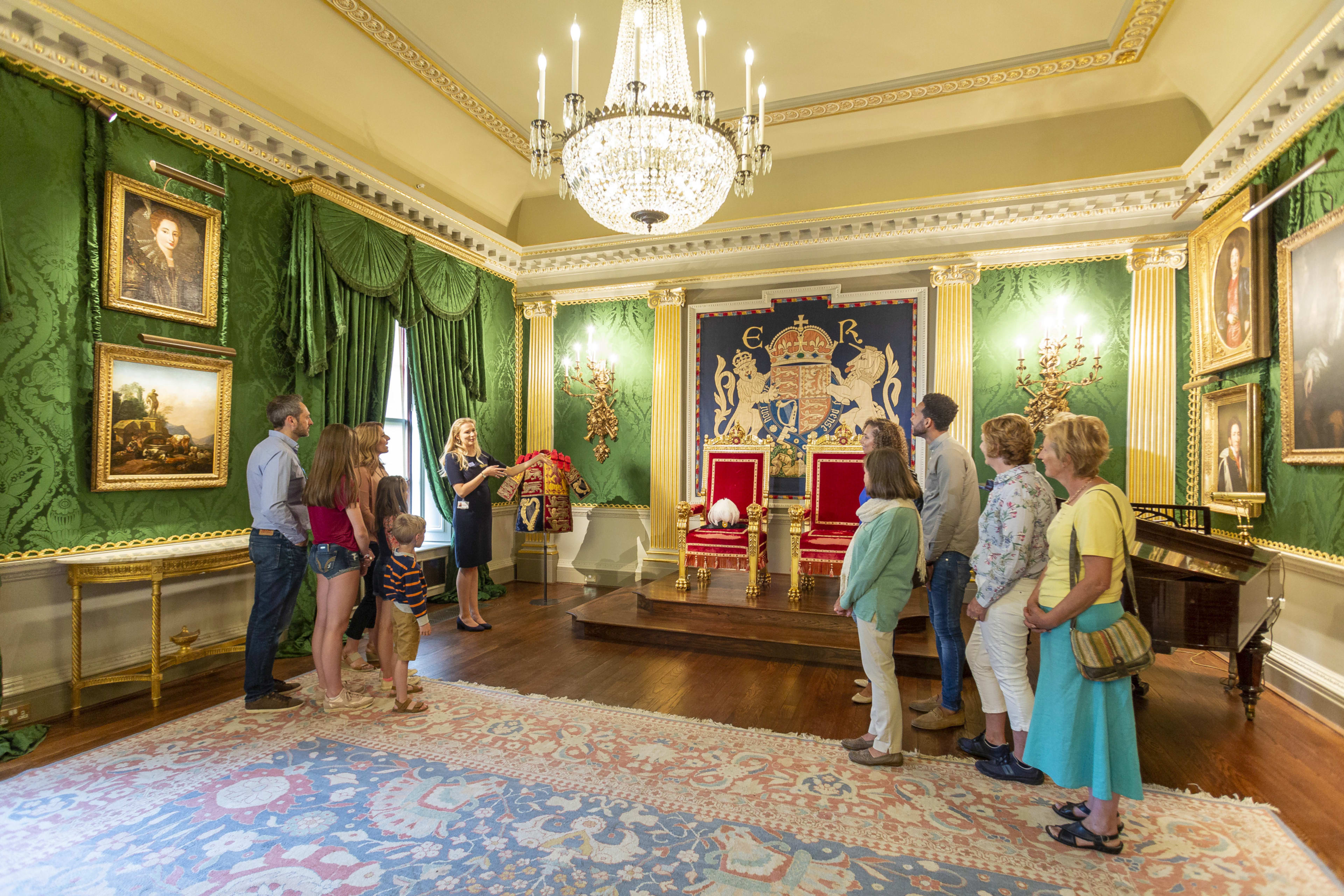 Hillsborough Castle Throne Room tour