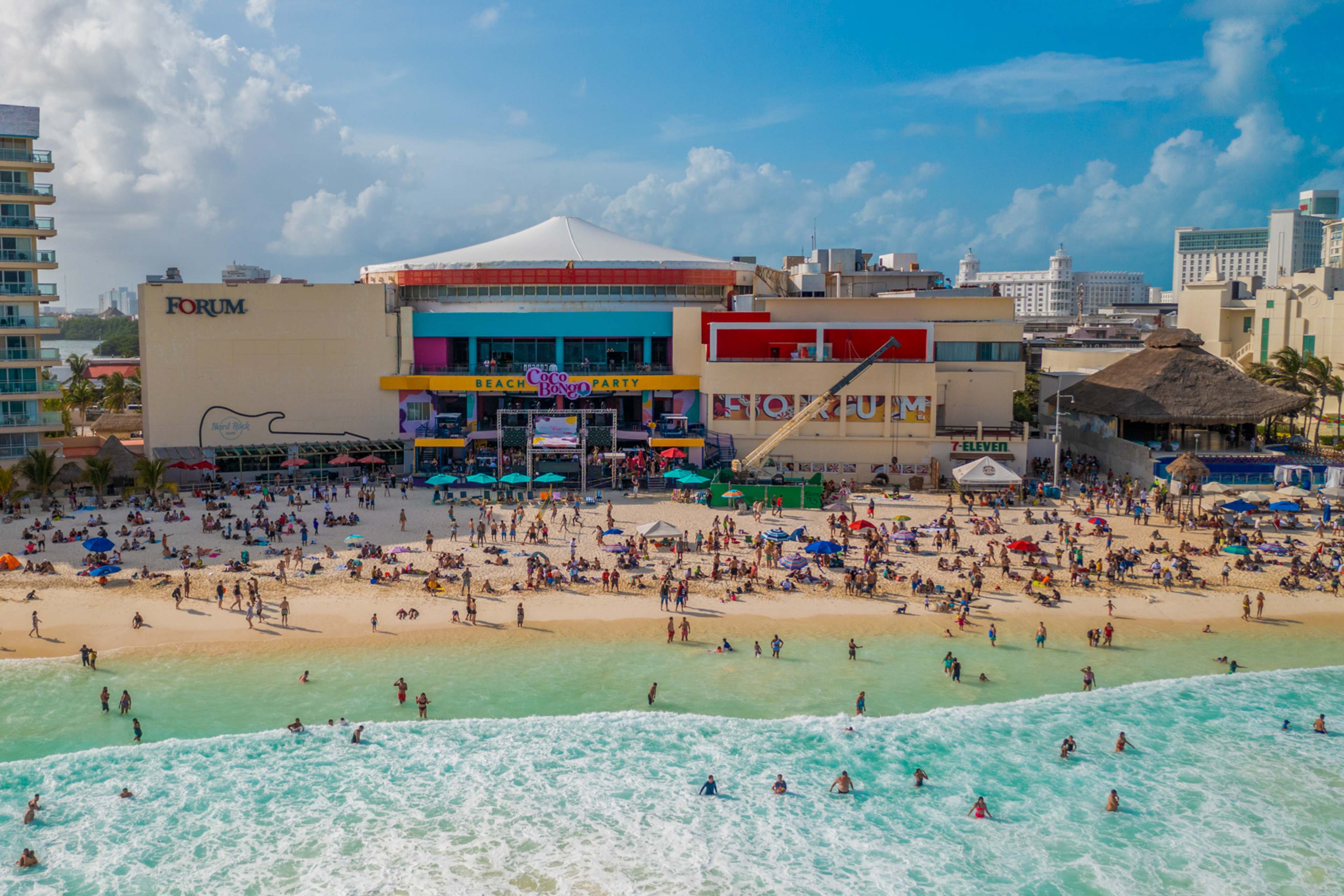 Coco Bongo Beach Party in Cancun.