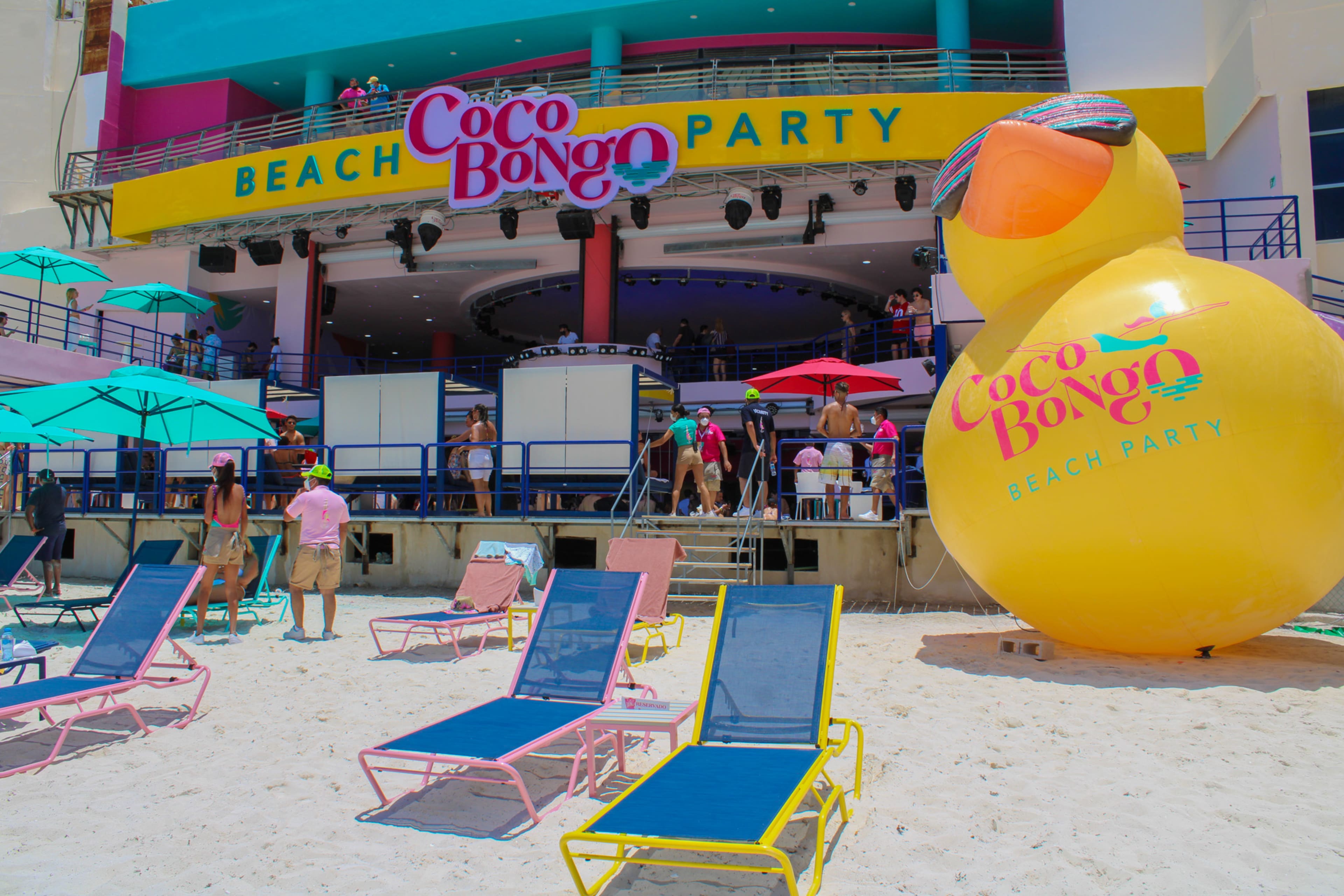 Coco Bongo Beach Party in Cancun.
