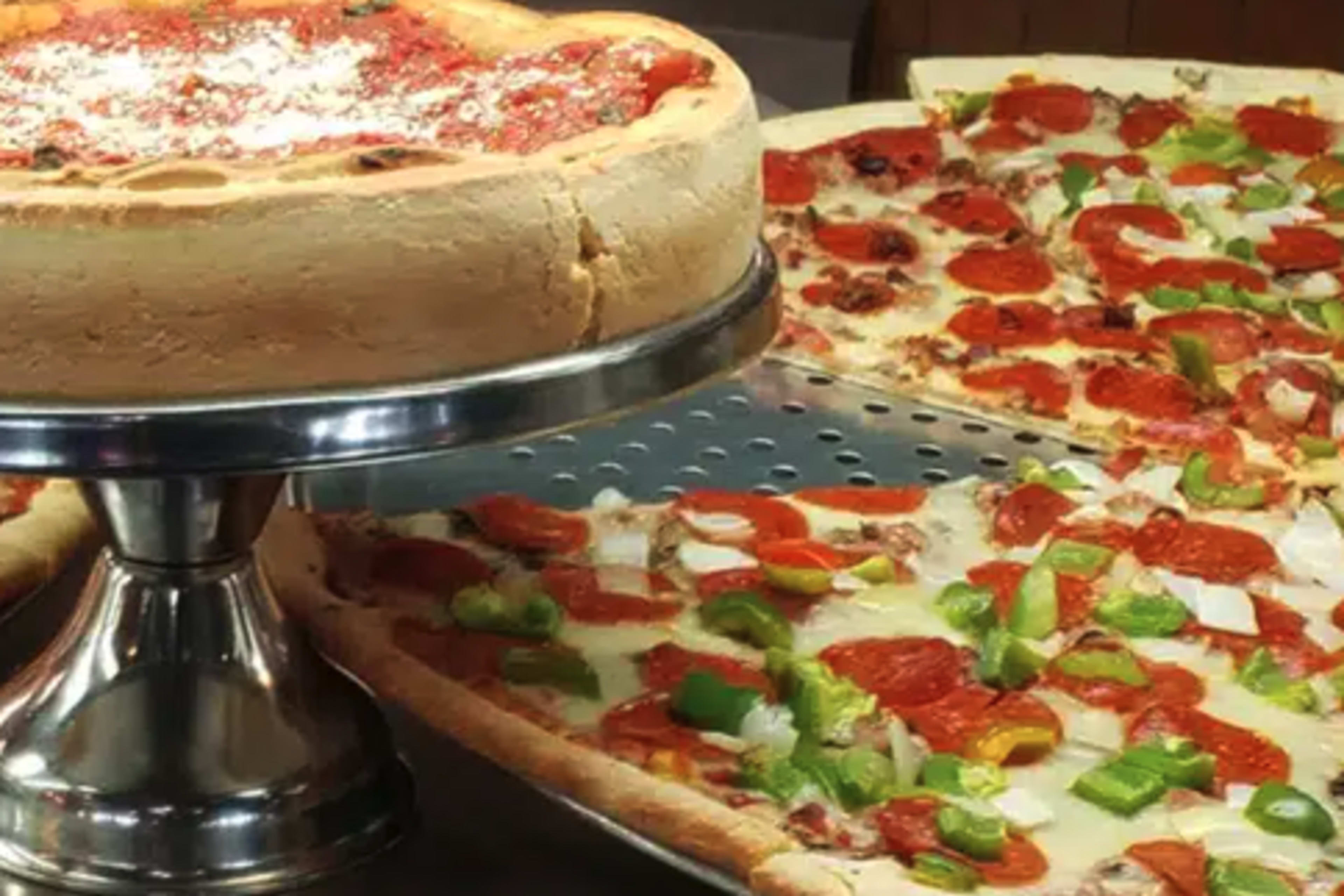 Chicago Pizza and Drink Combo