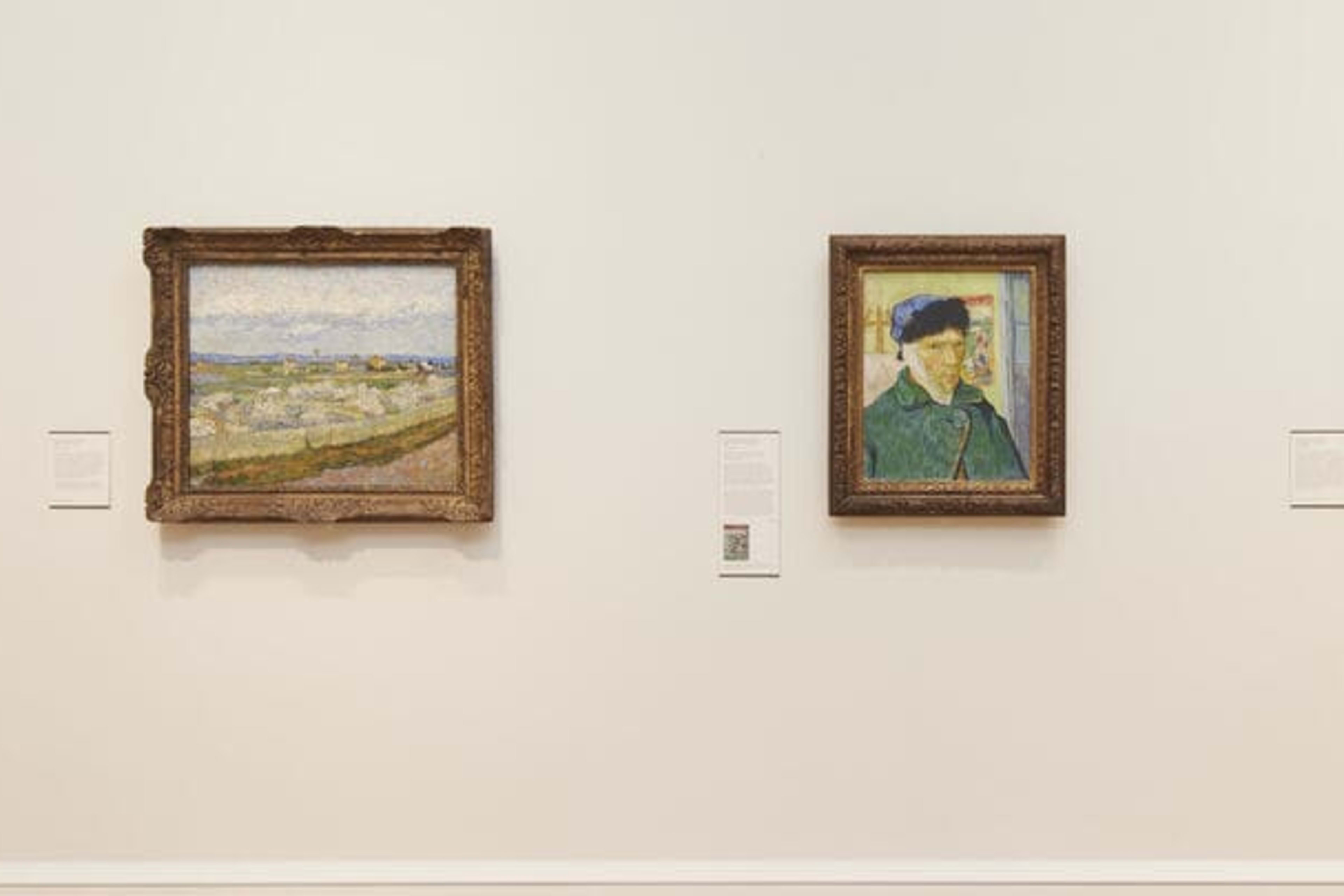 paintings on the wall