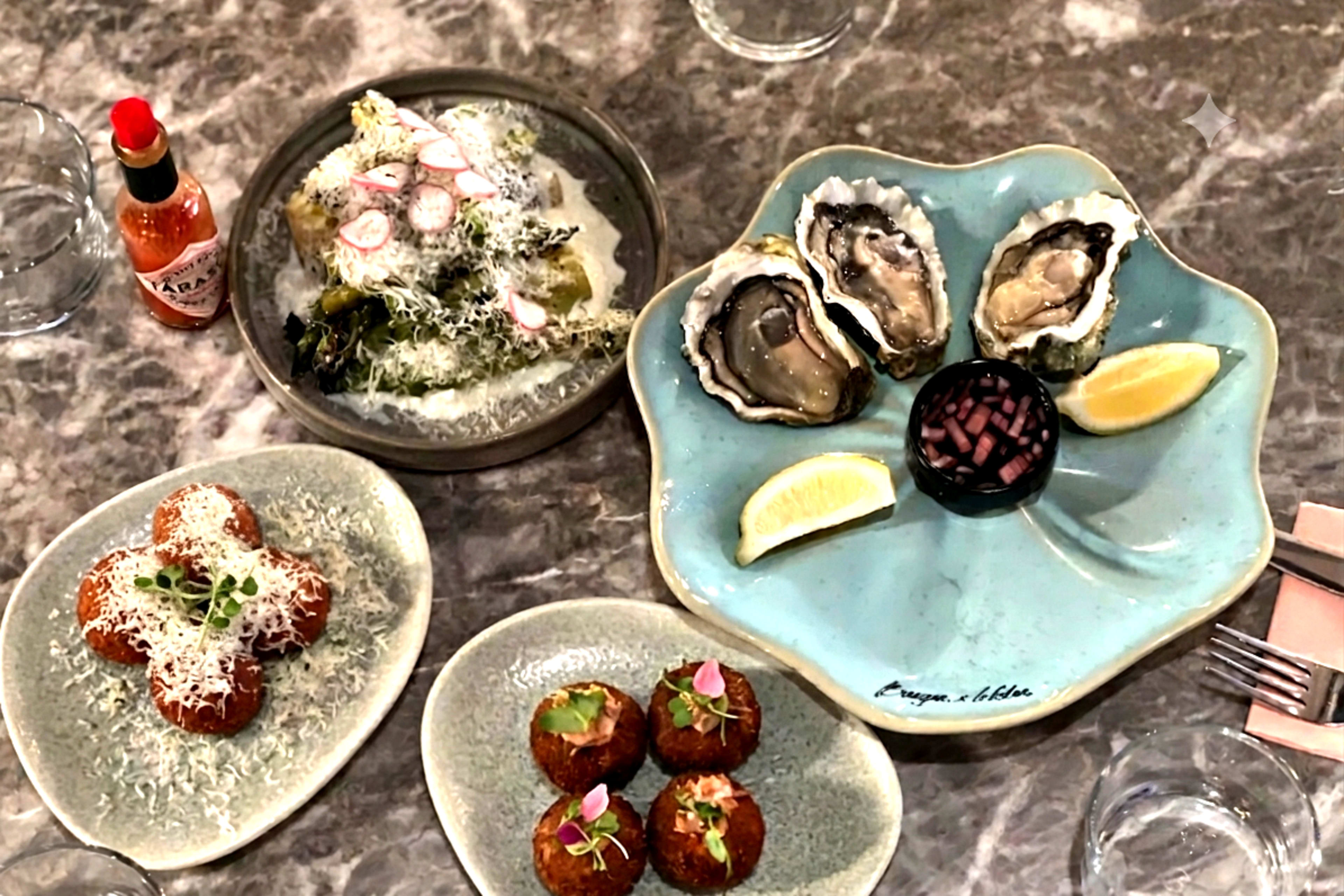 Bites & Drinks at Burger & Lobster Restaurant Soho