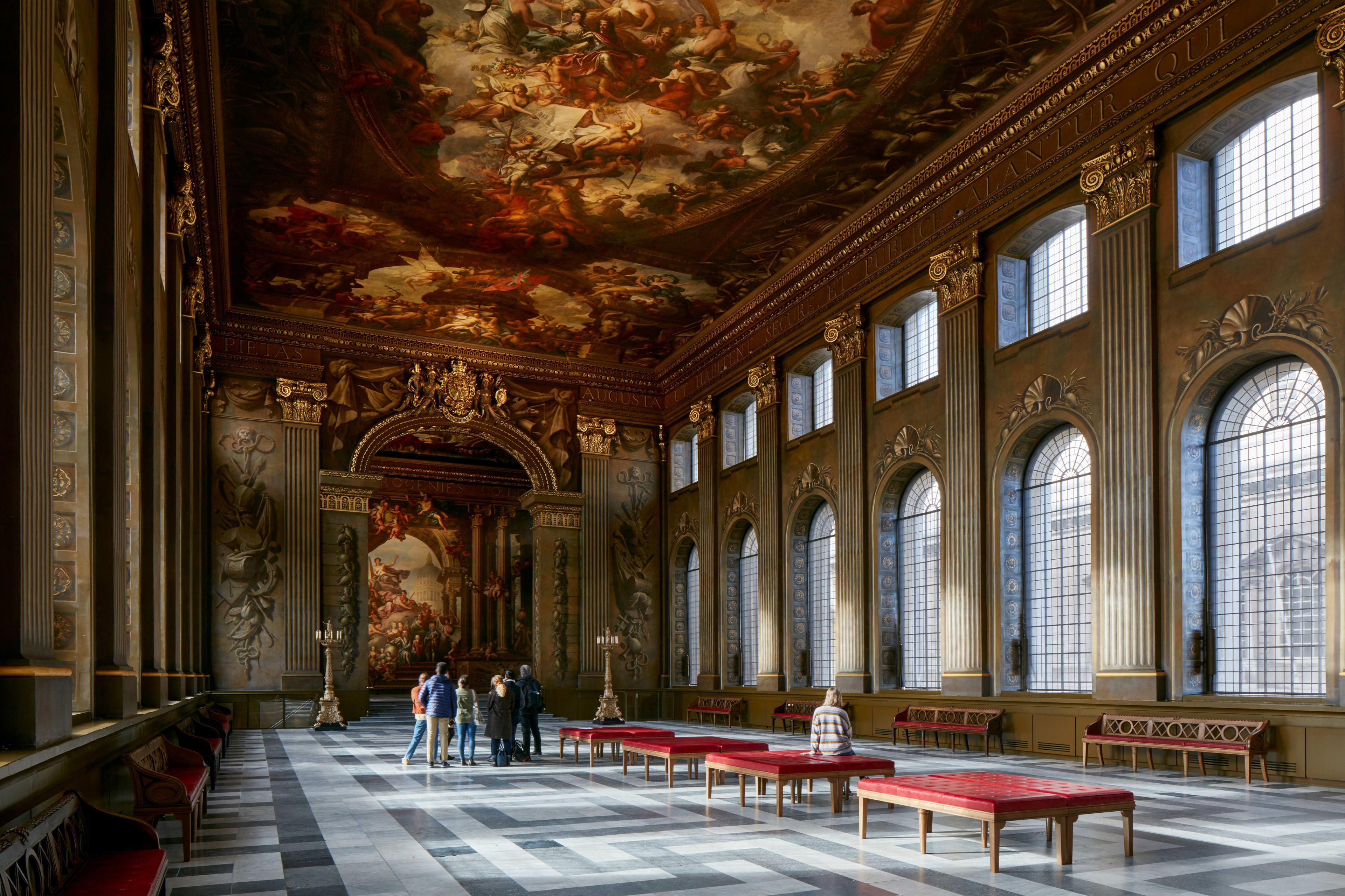 The Painted Hall at the Old Royal Naval College Greenwich