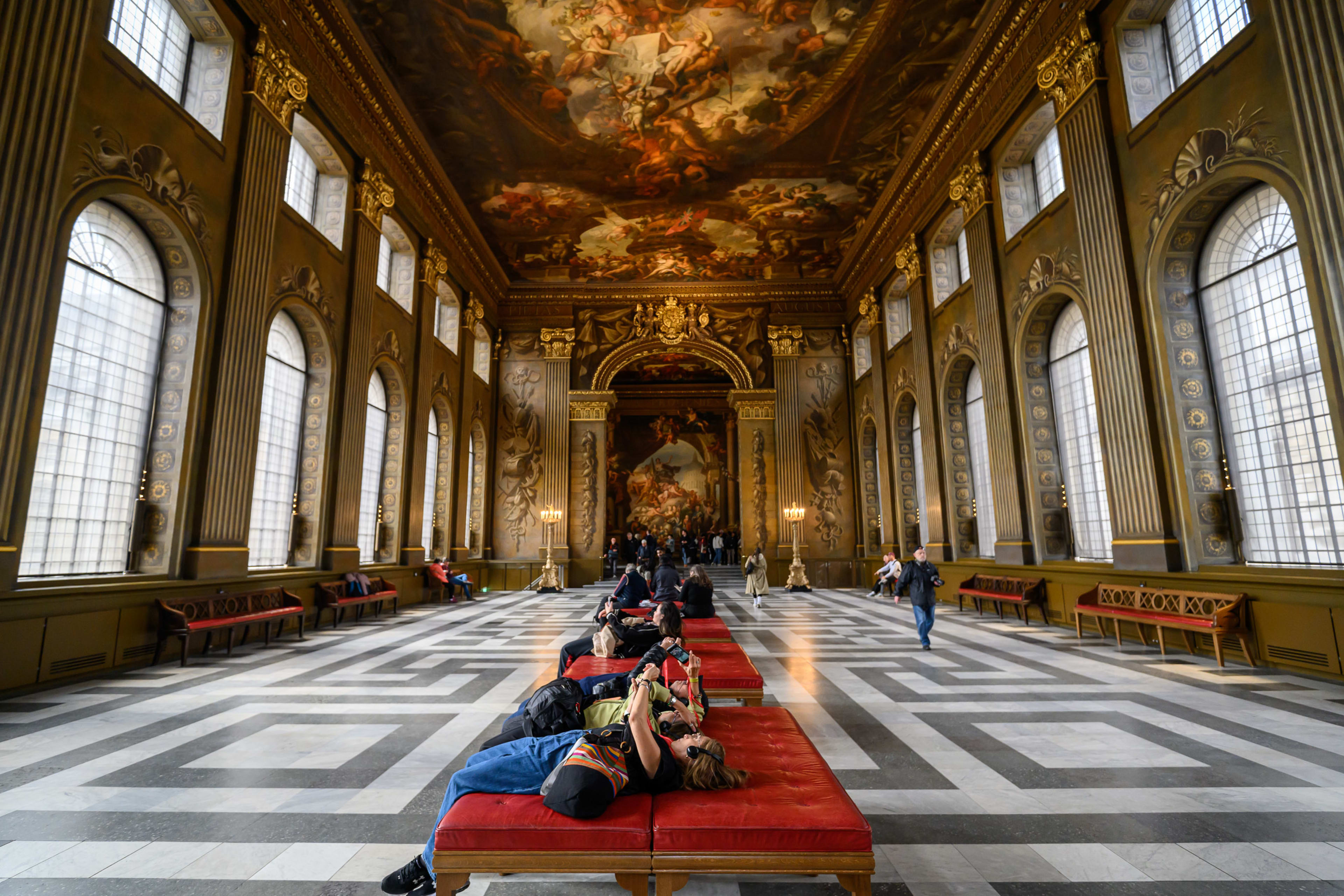 The Painted Hall at the Old Royal Naval College Greenwich