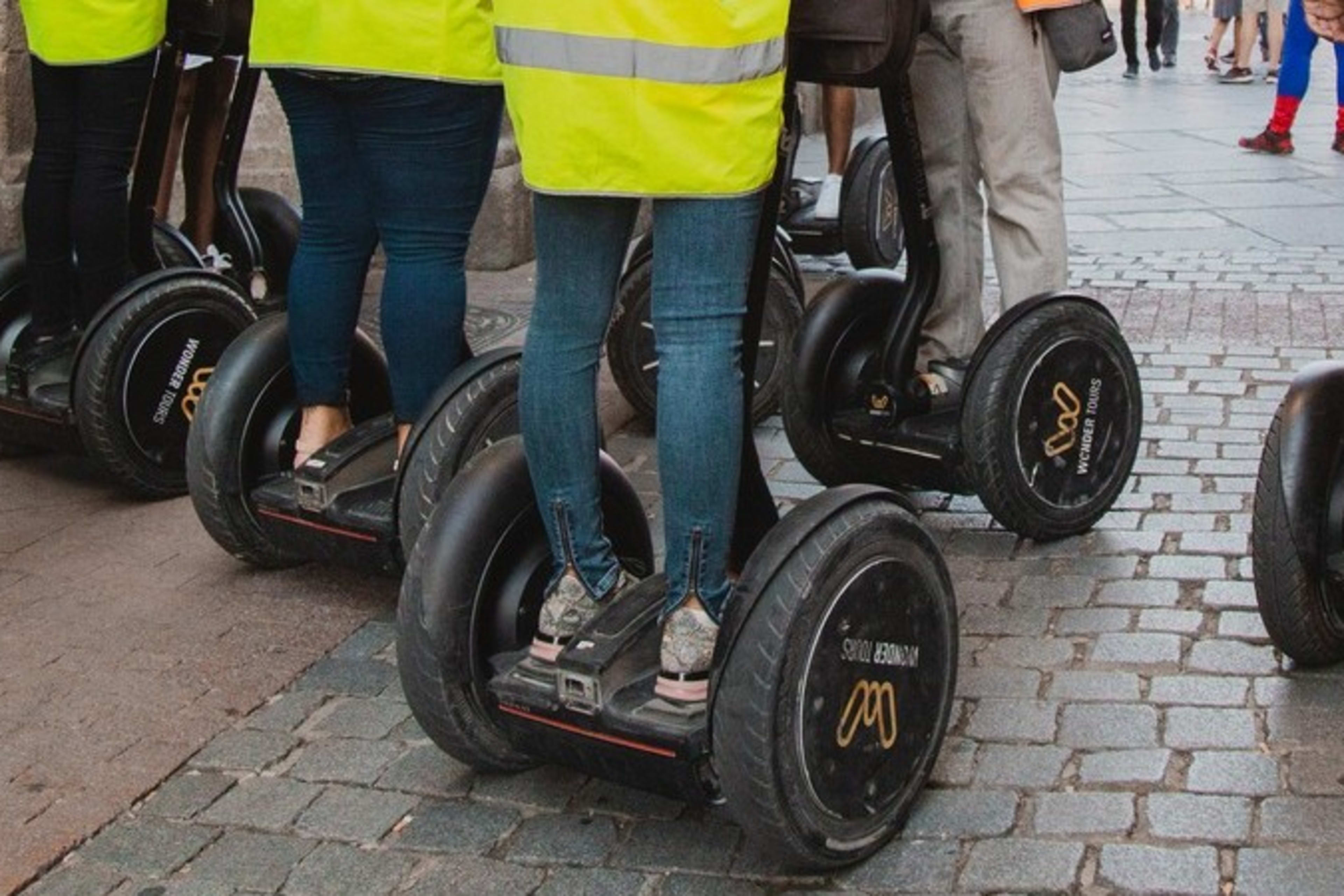 A Segway sightseeing tour in Madrid.