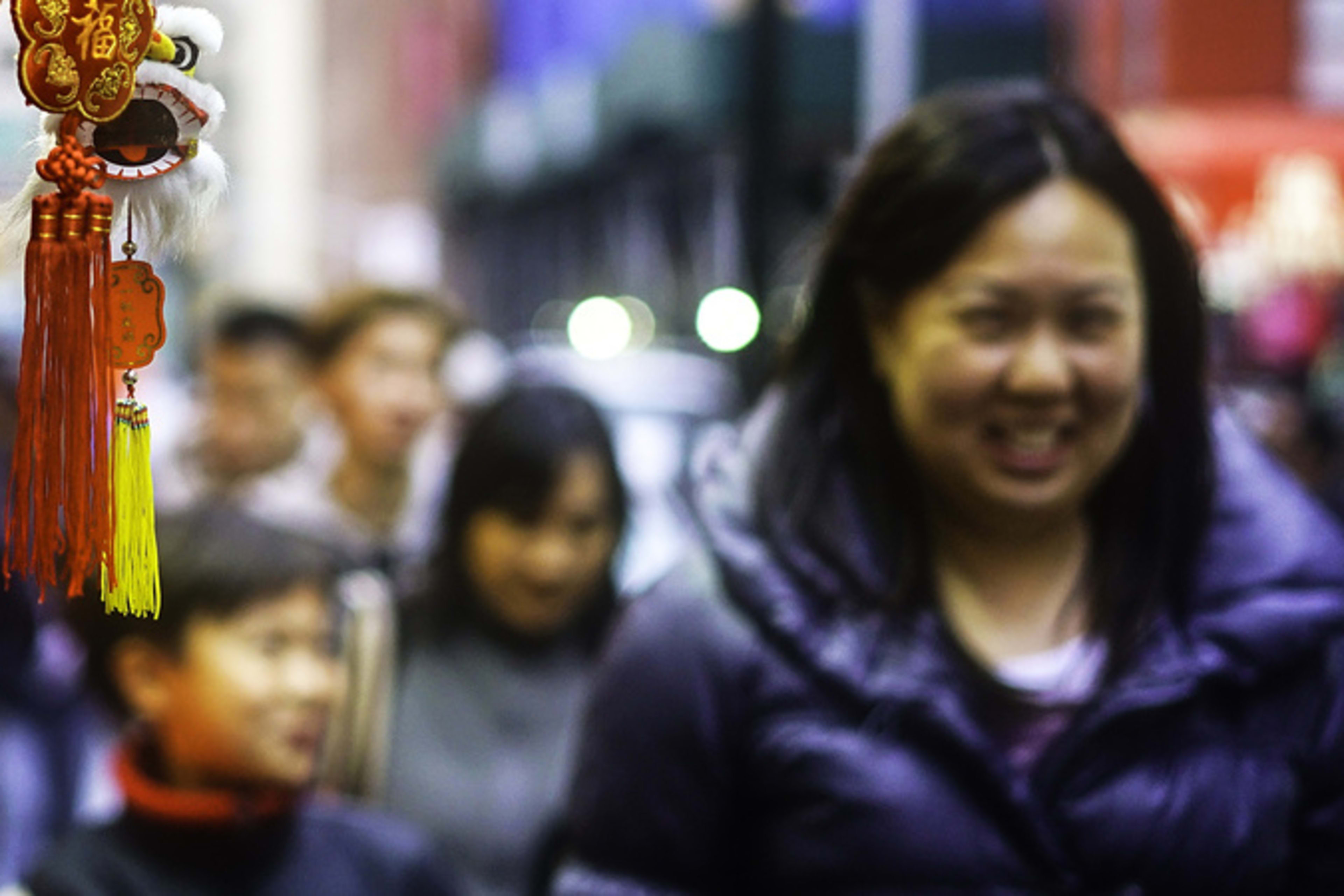 Chinatown in Manhattan.